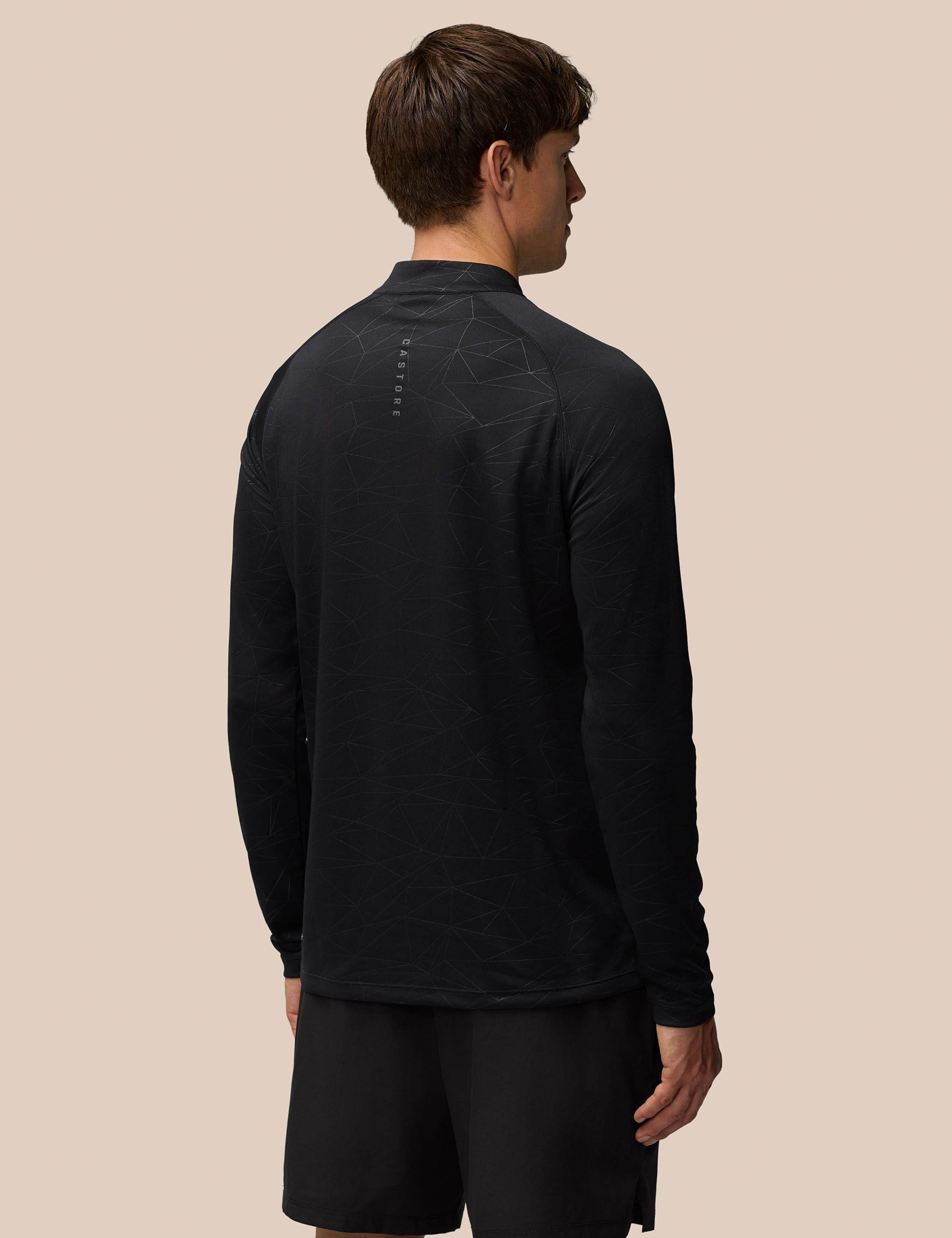 Printed Half Zip Long Sleeve Top 3 of 8