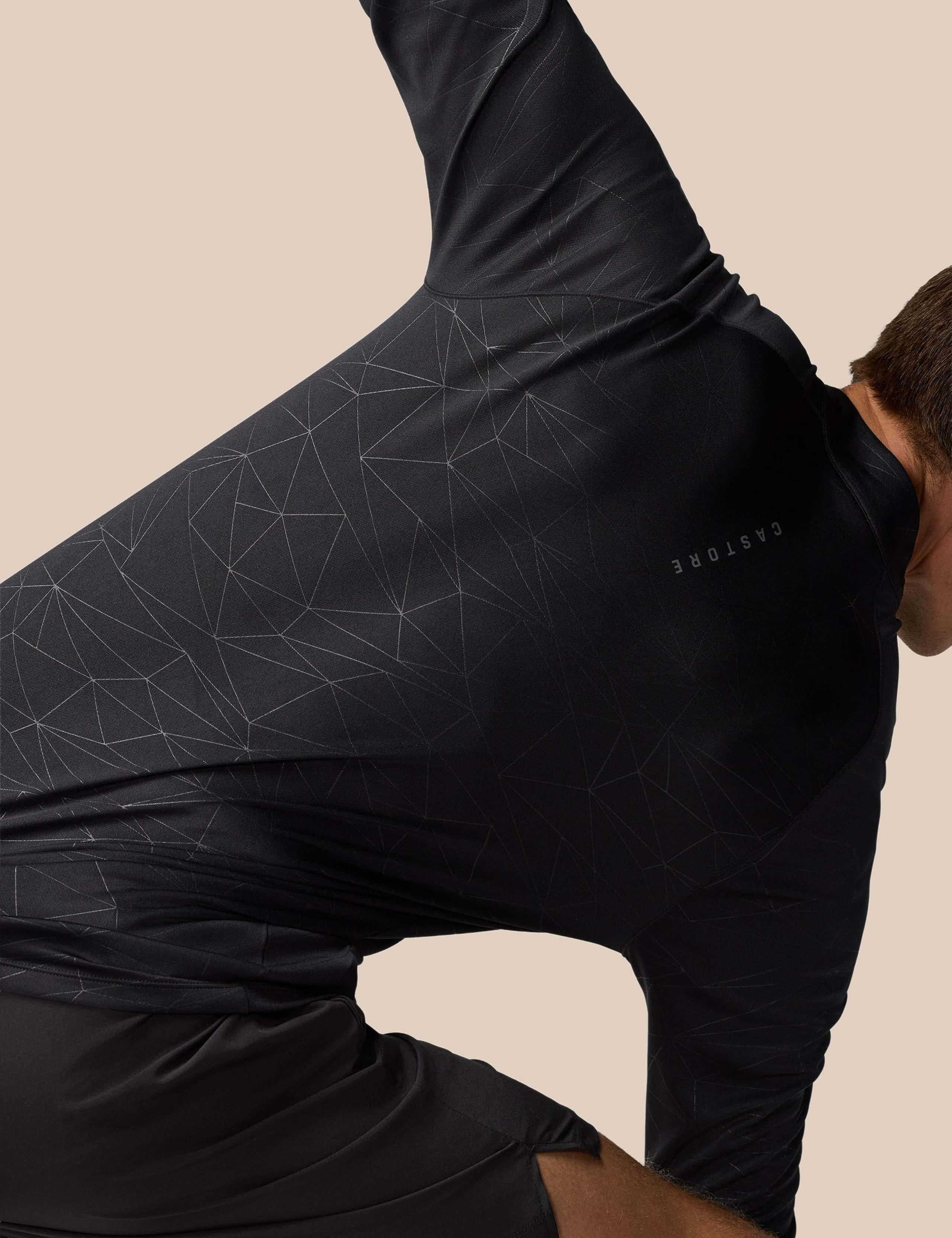 Printed Half Zip Long Sleeve Top 7 of 8