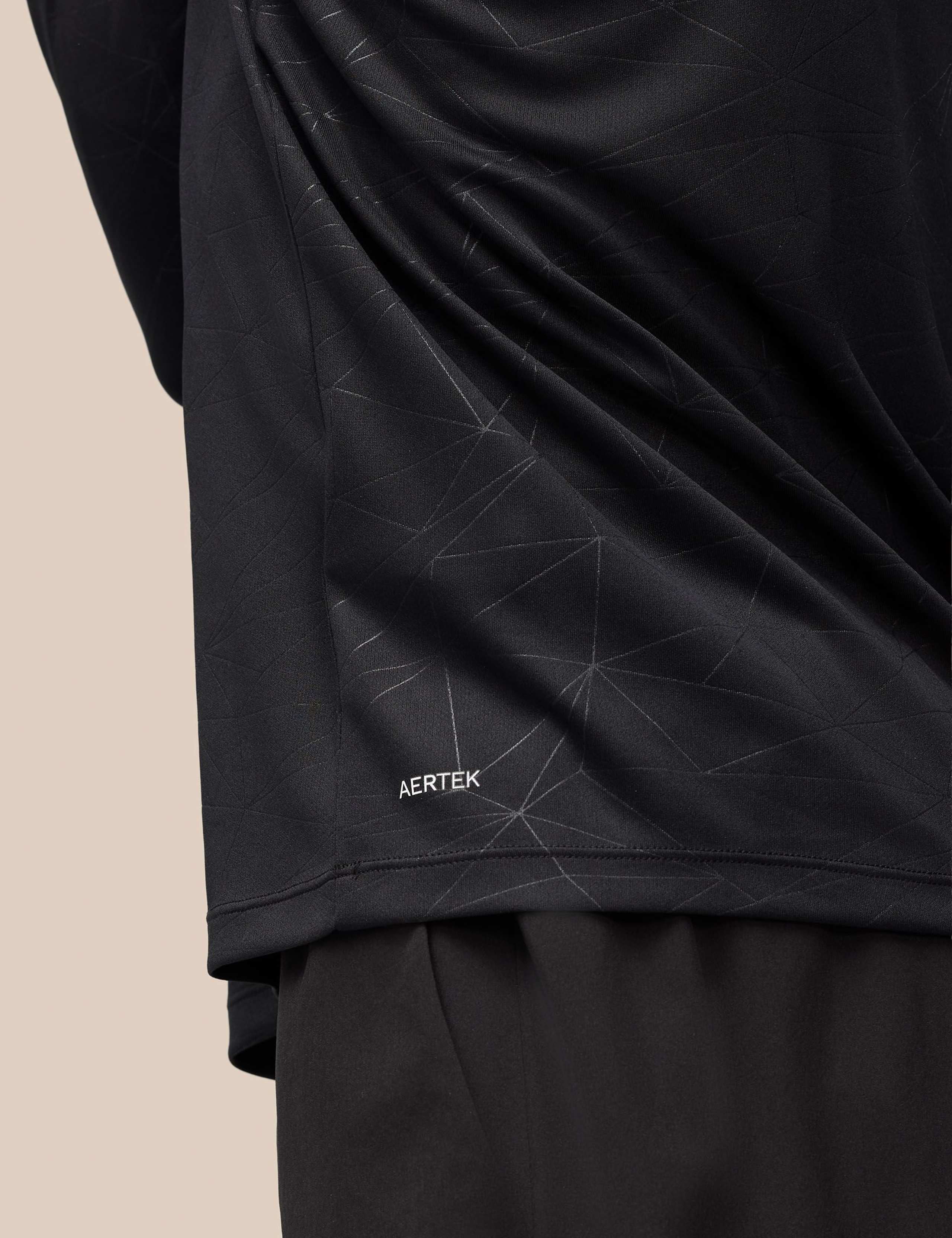 Printed Half Zip Long Sleeve Top 8 of 8