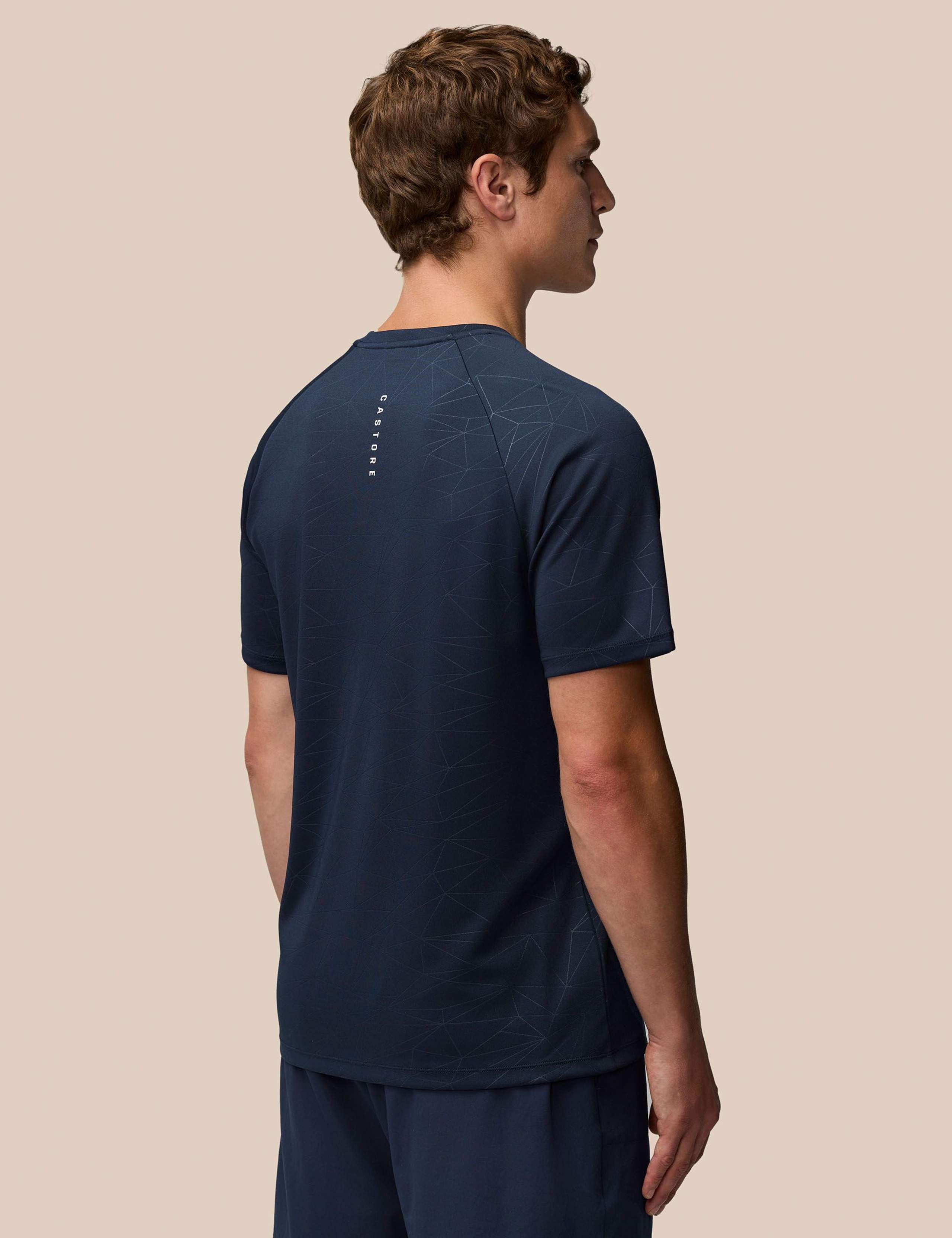 Geometric Print Crew Neck Training T-Shirt 3 of 7