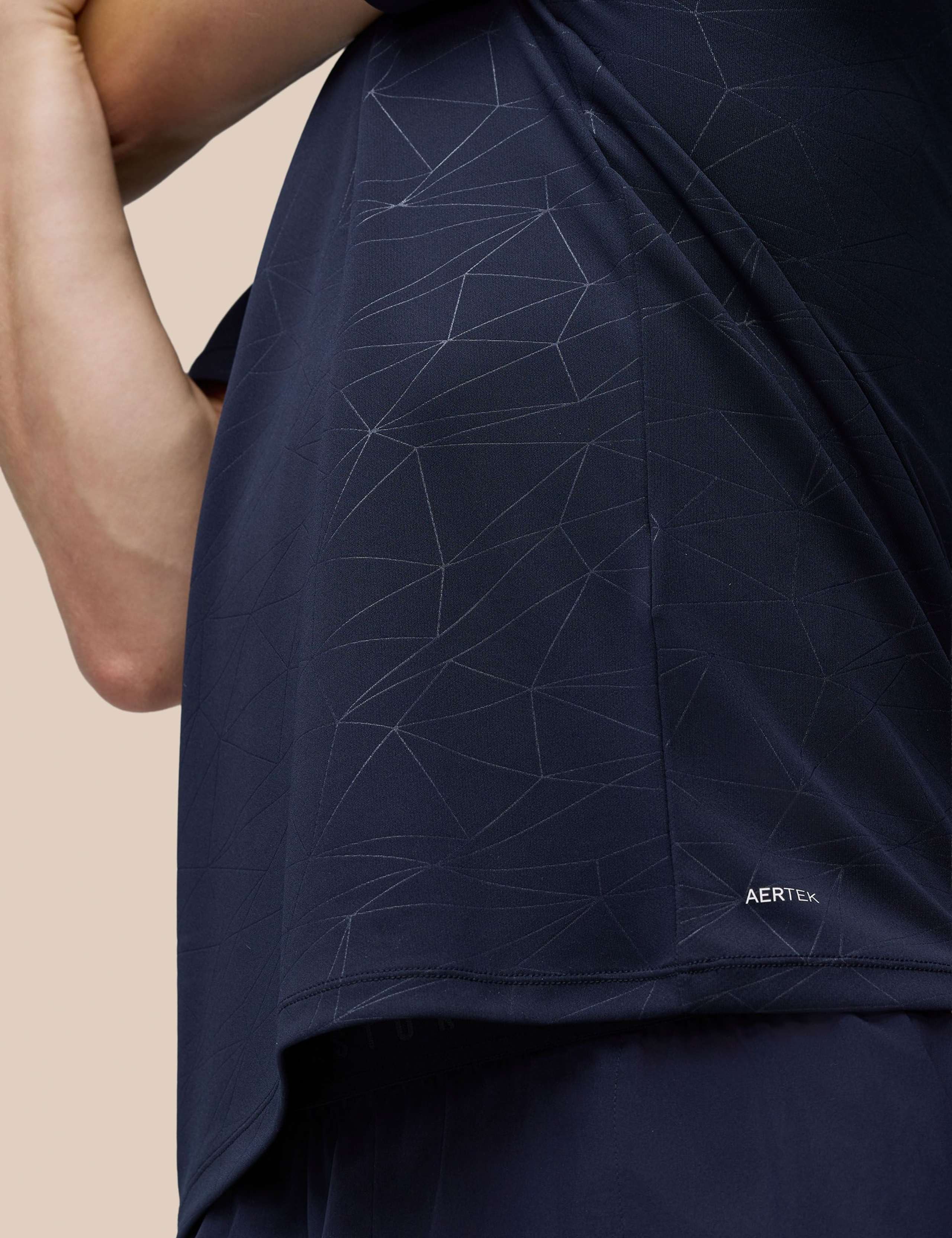 Geometric Print Crew Neck Training T-Shirt 7 of 7