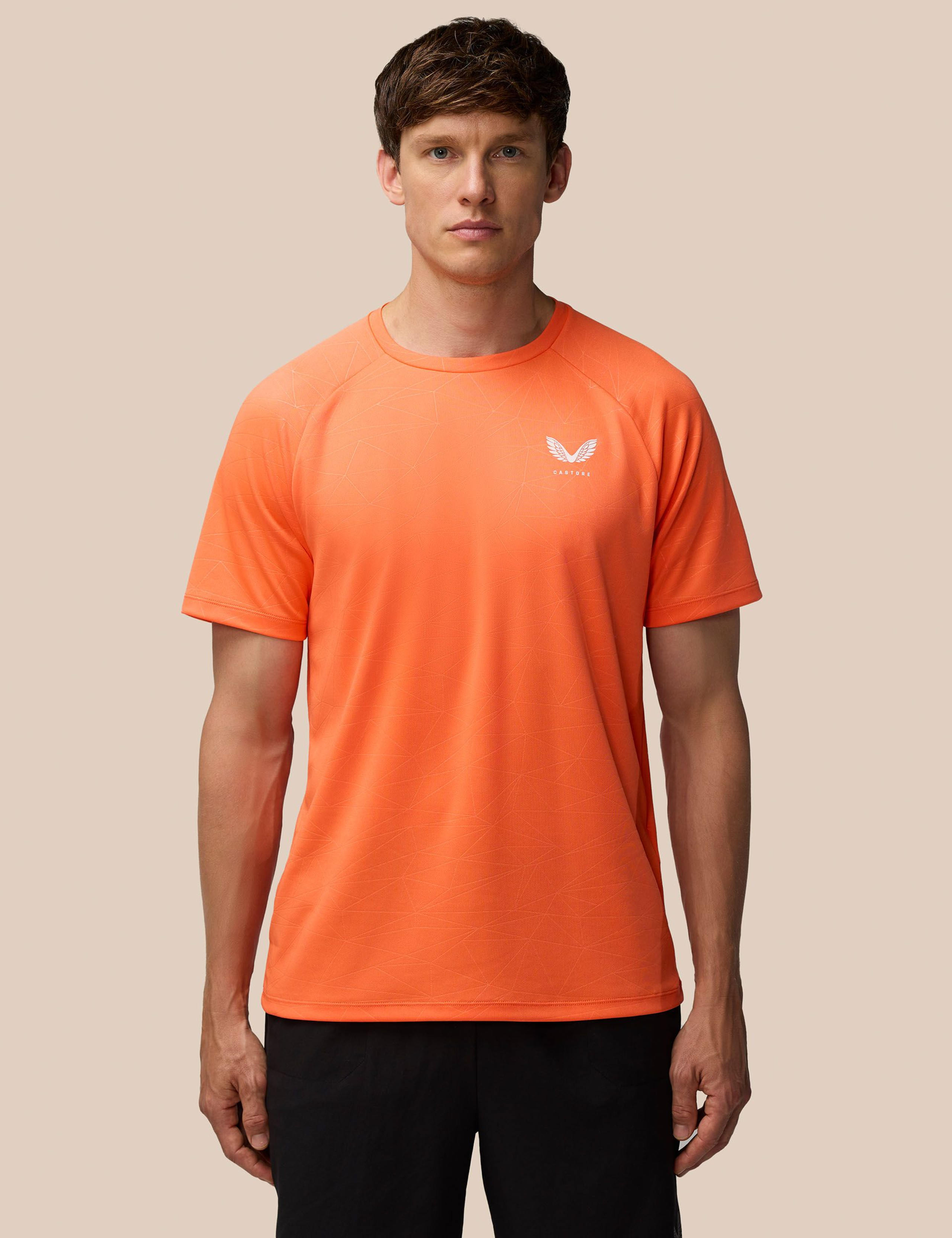 Geometric Print Crew Neck Training T-Shirt 1 of 8