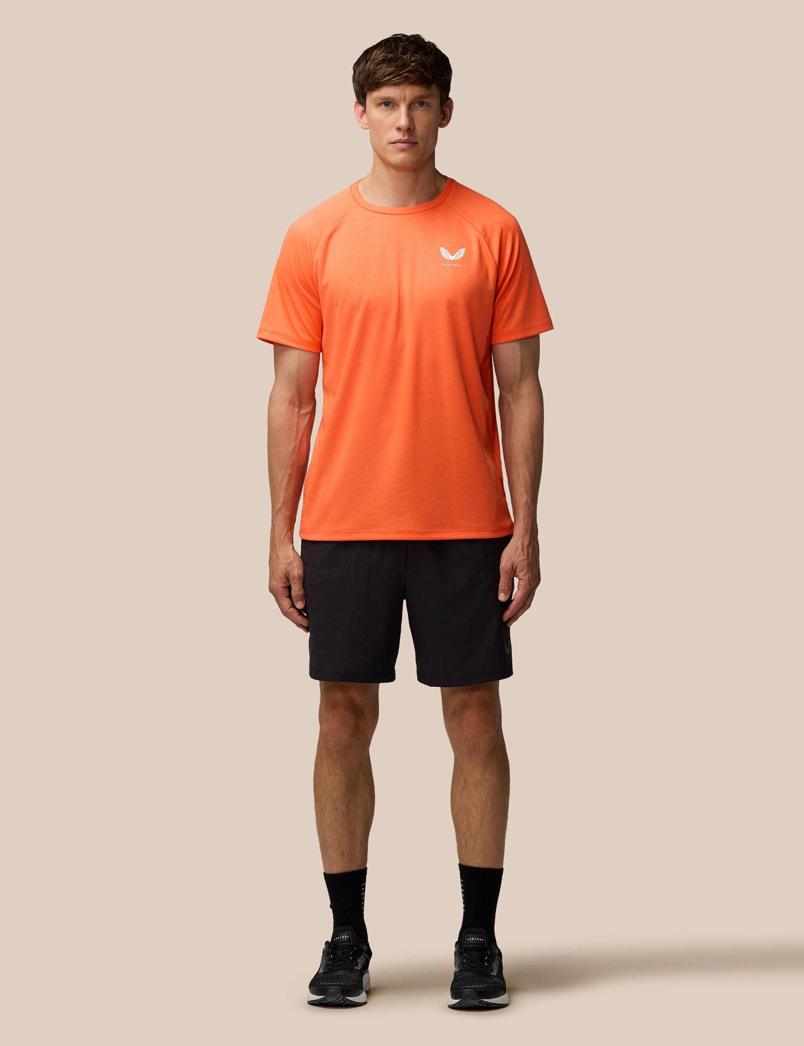 Geometric Print Crew Neck Training T-Shirt 2 of 8