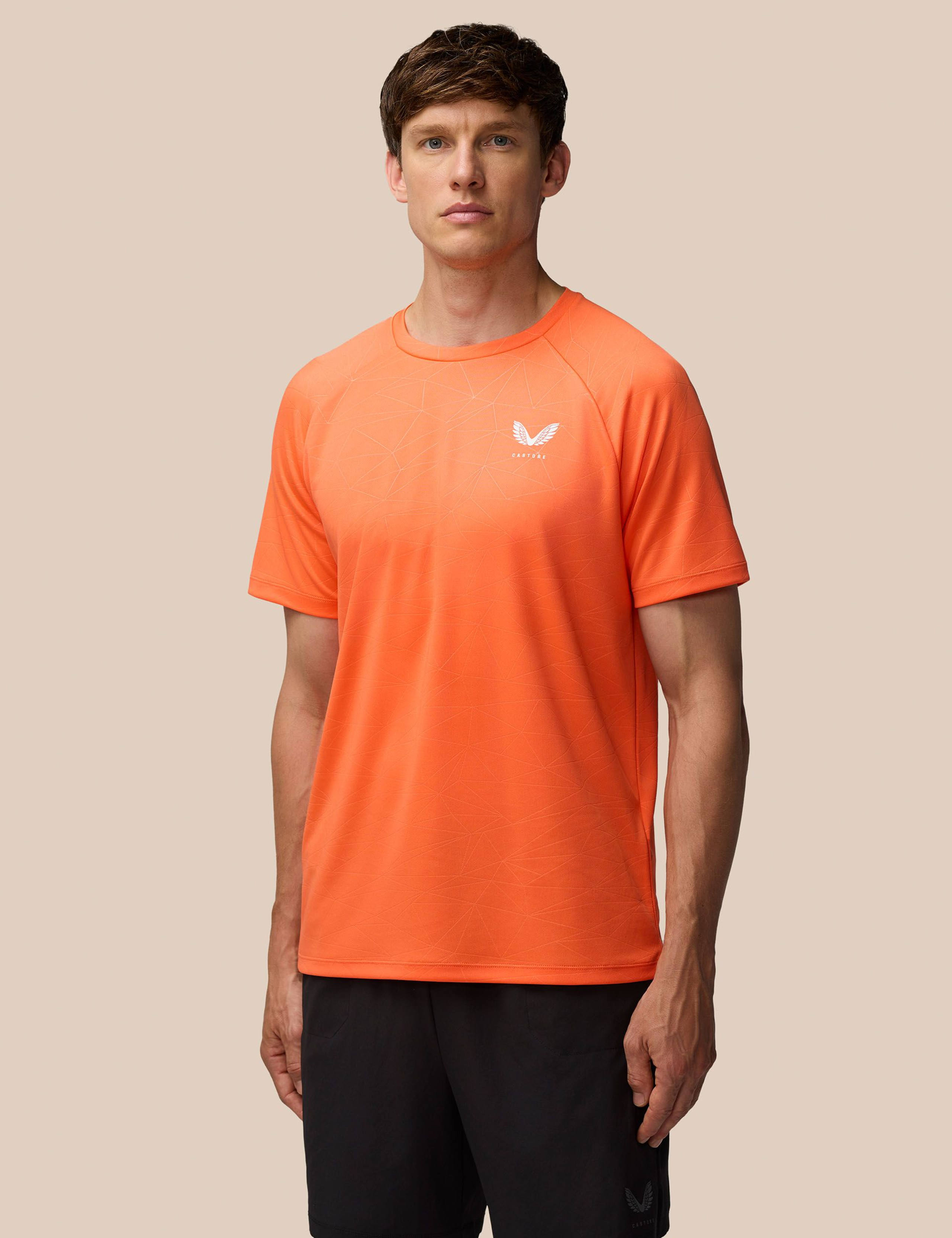 Geometric Print Crew Neck Training T-Shirt 4 of 8