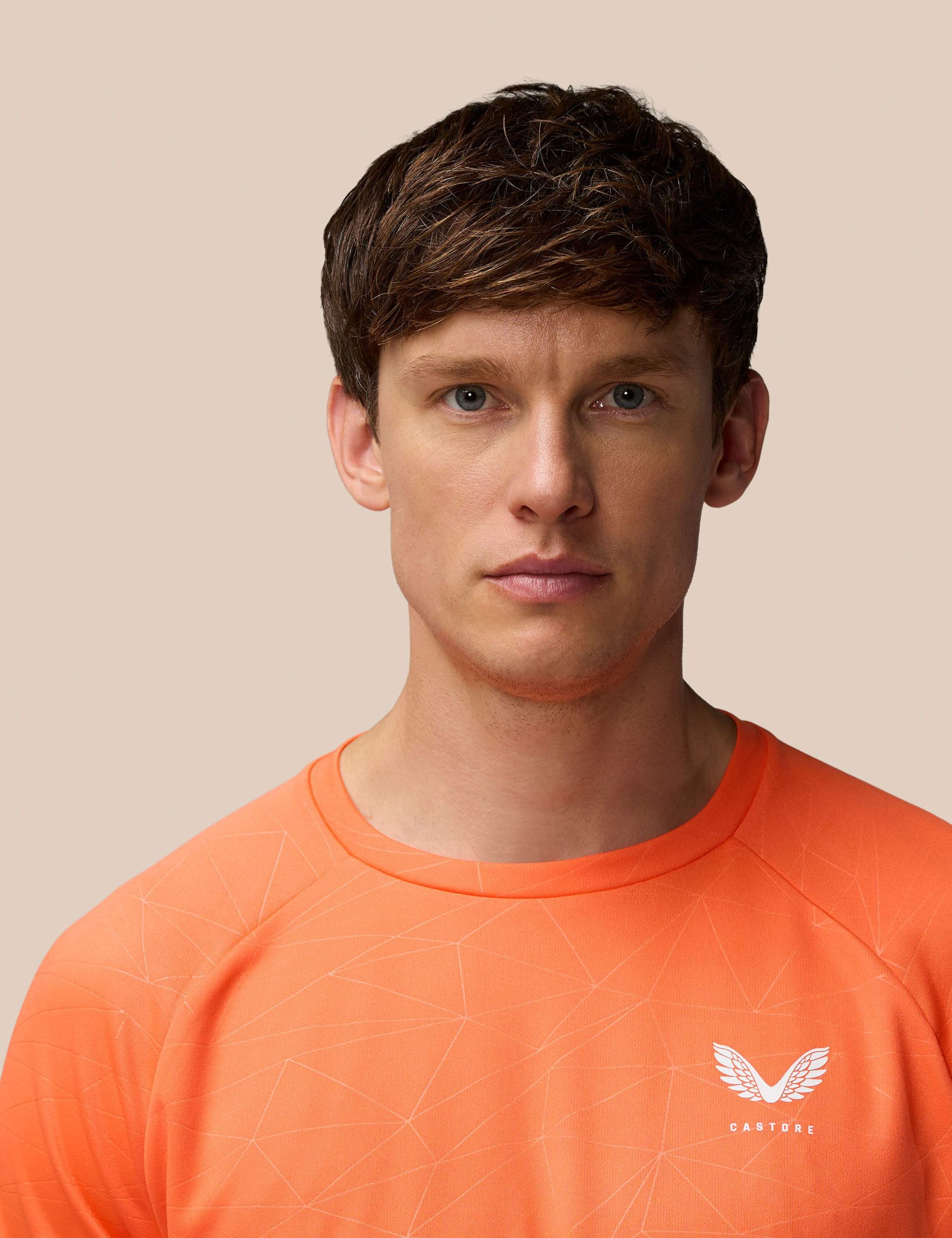 Geometric Print Crew Neck Training T-Shirt 5 of 8