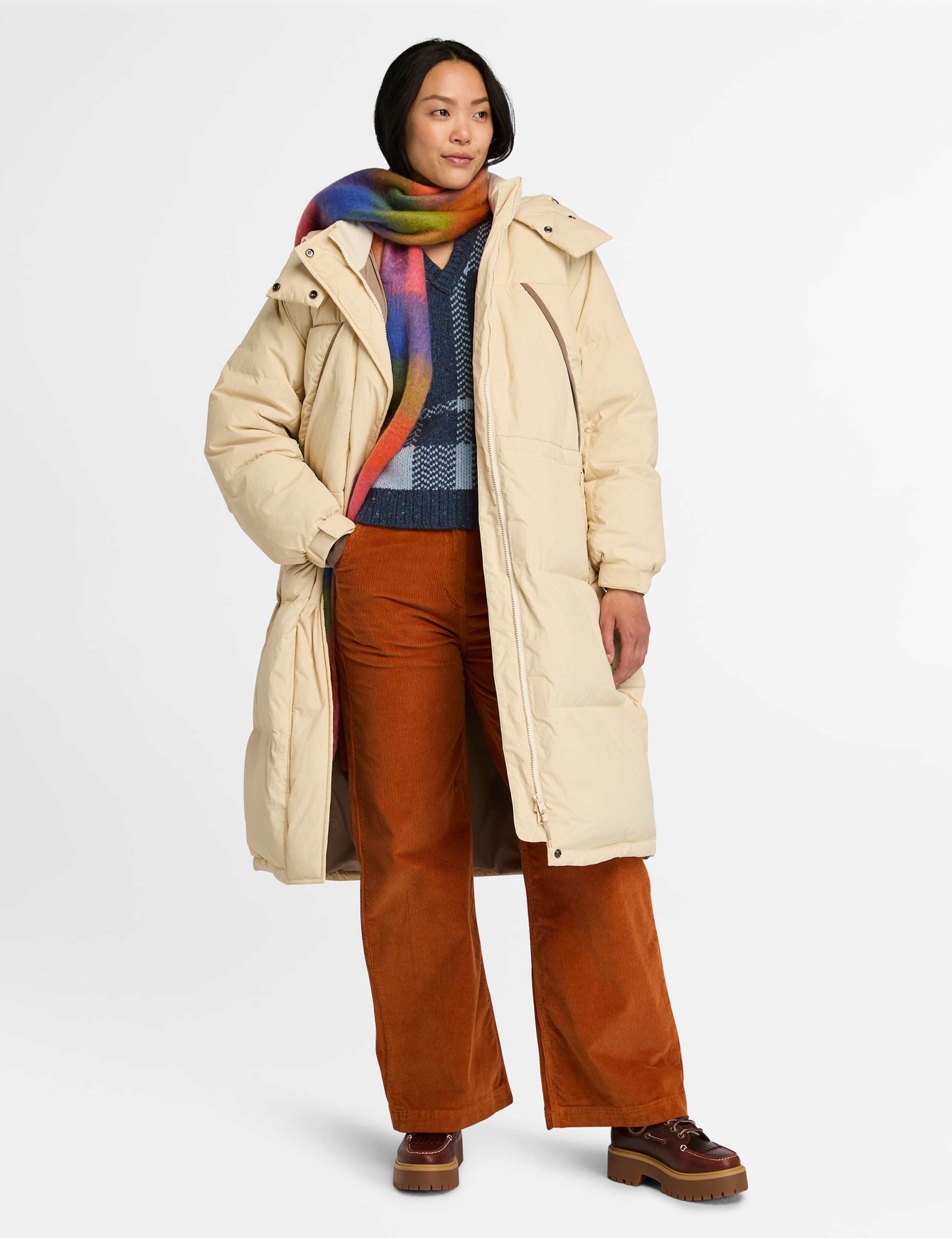 Hooded Longline Puffer Coat 3 of 6