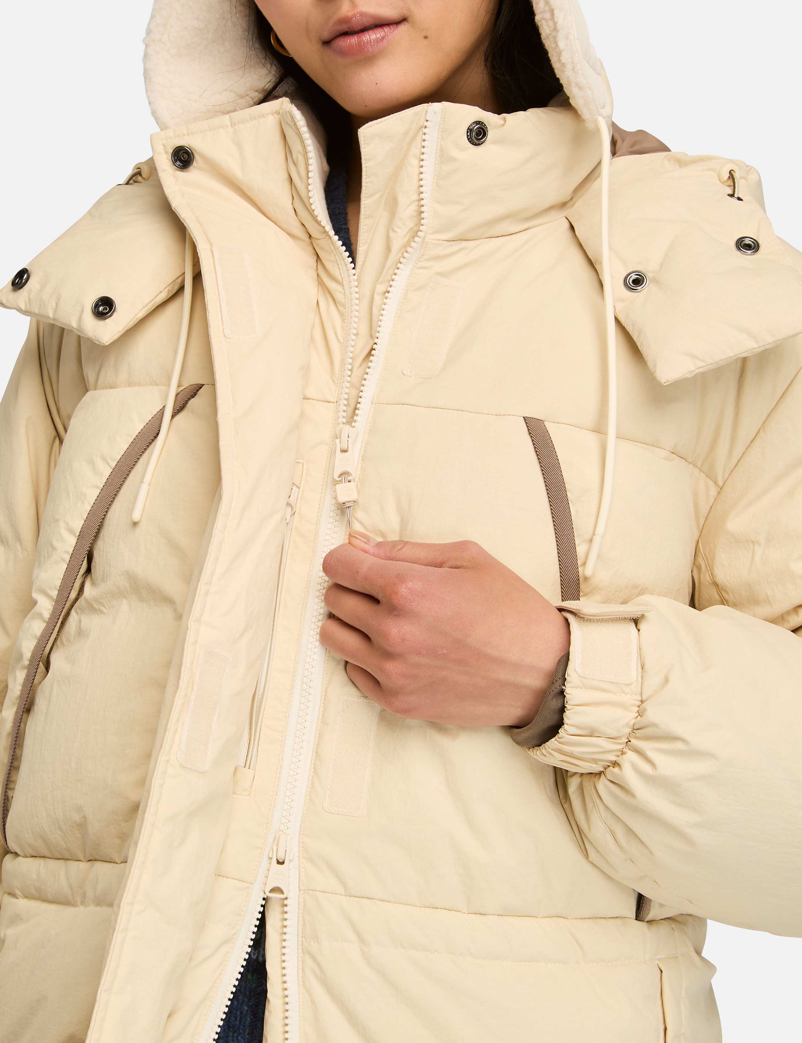 Hooded Longline Puffer Coat 5 of 6