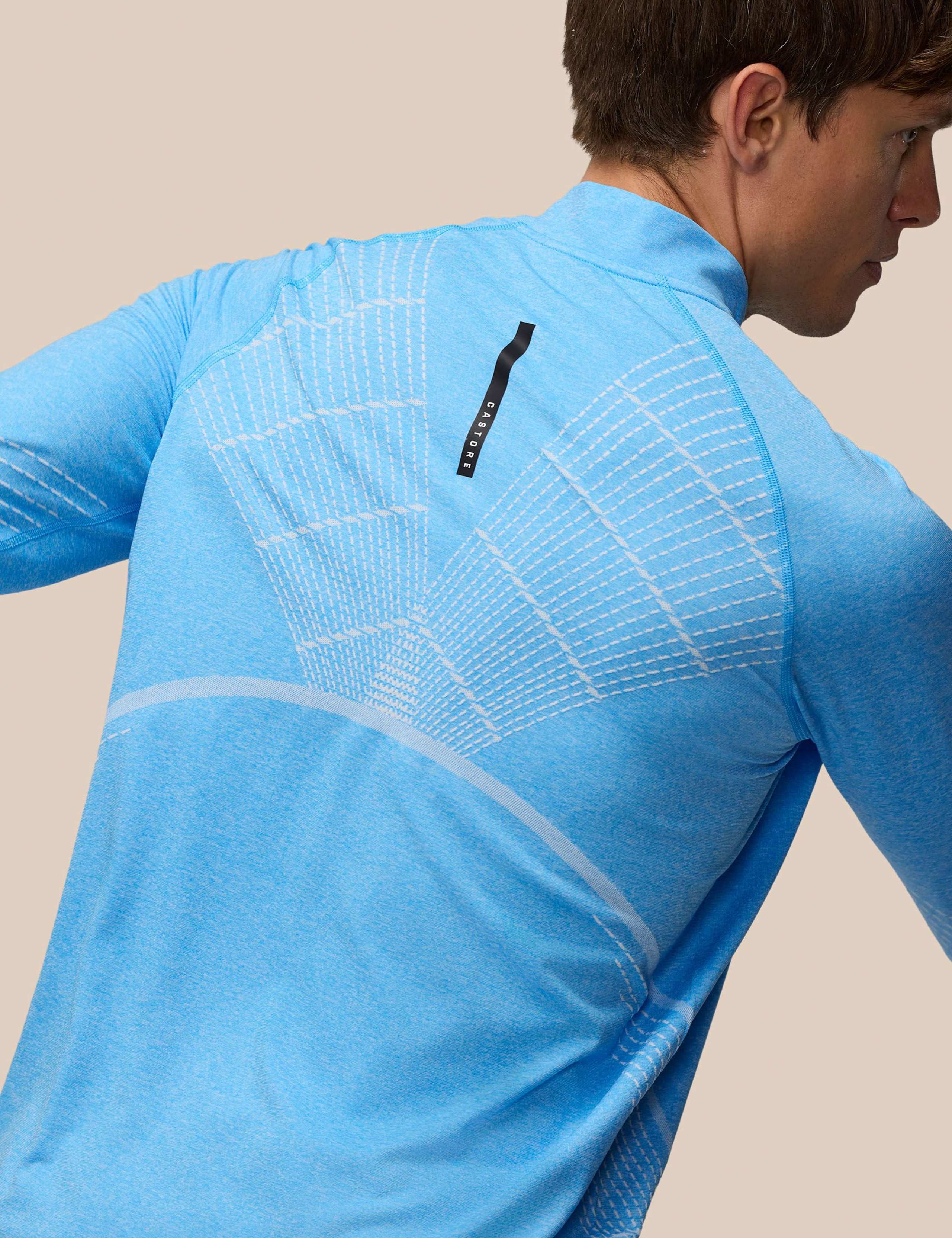 Seam Free Funnel Neck Half Zip Sports Top 6 of 6