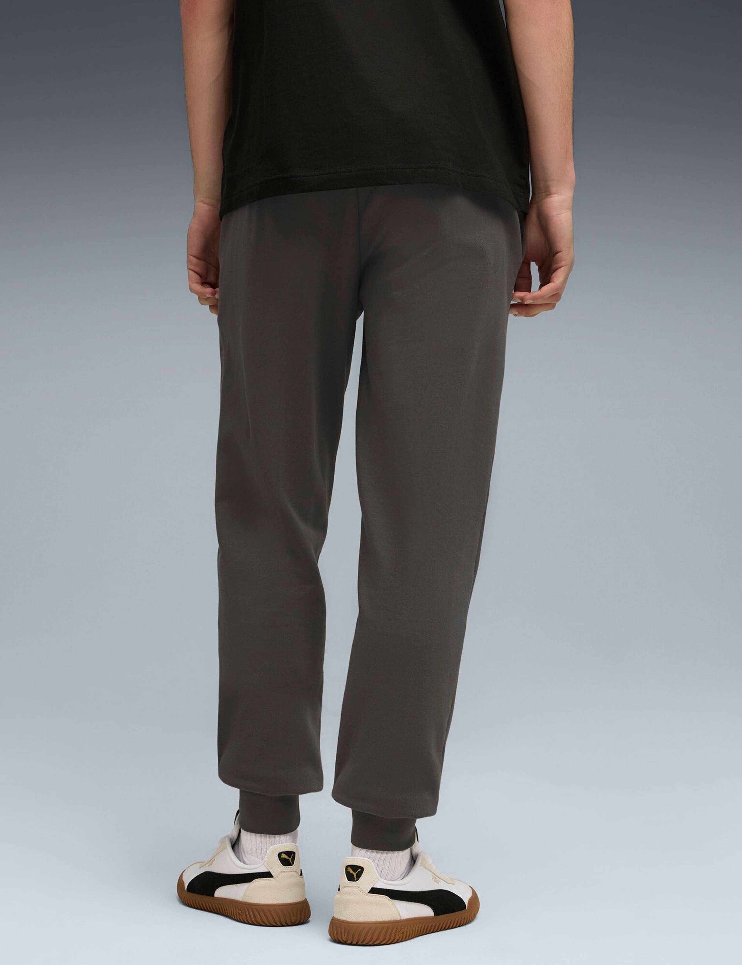 Essentials Elevated Pure Cotton Joggers 3 of 4