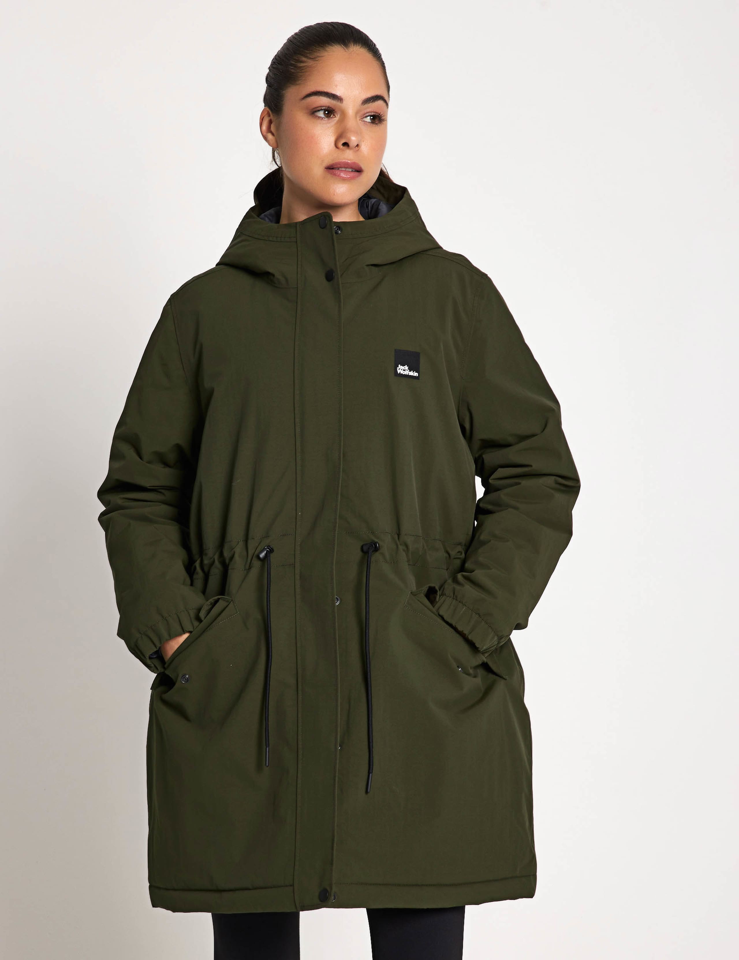 Chilly Frost Hooded Longline Parka Coat 3 of 7
