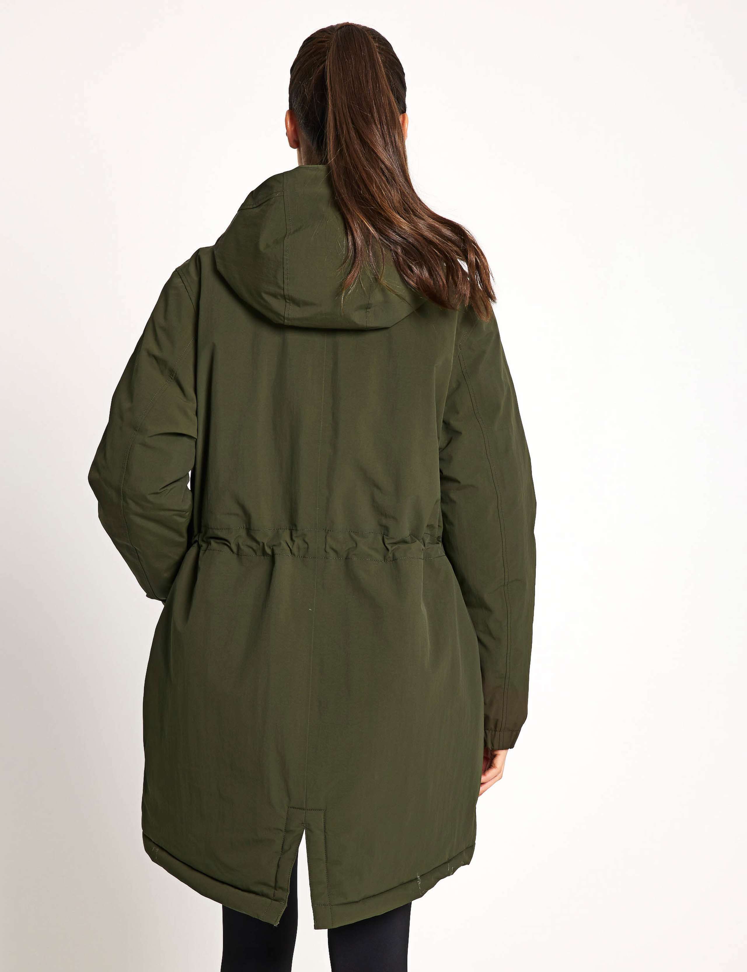 Chilly Frost Hooded Longline Parka Coat 4 of 7
