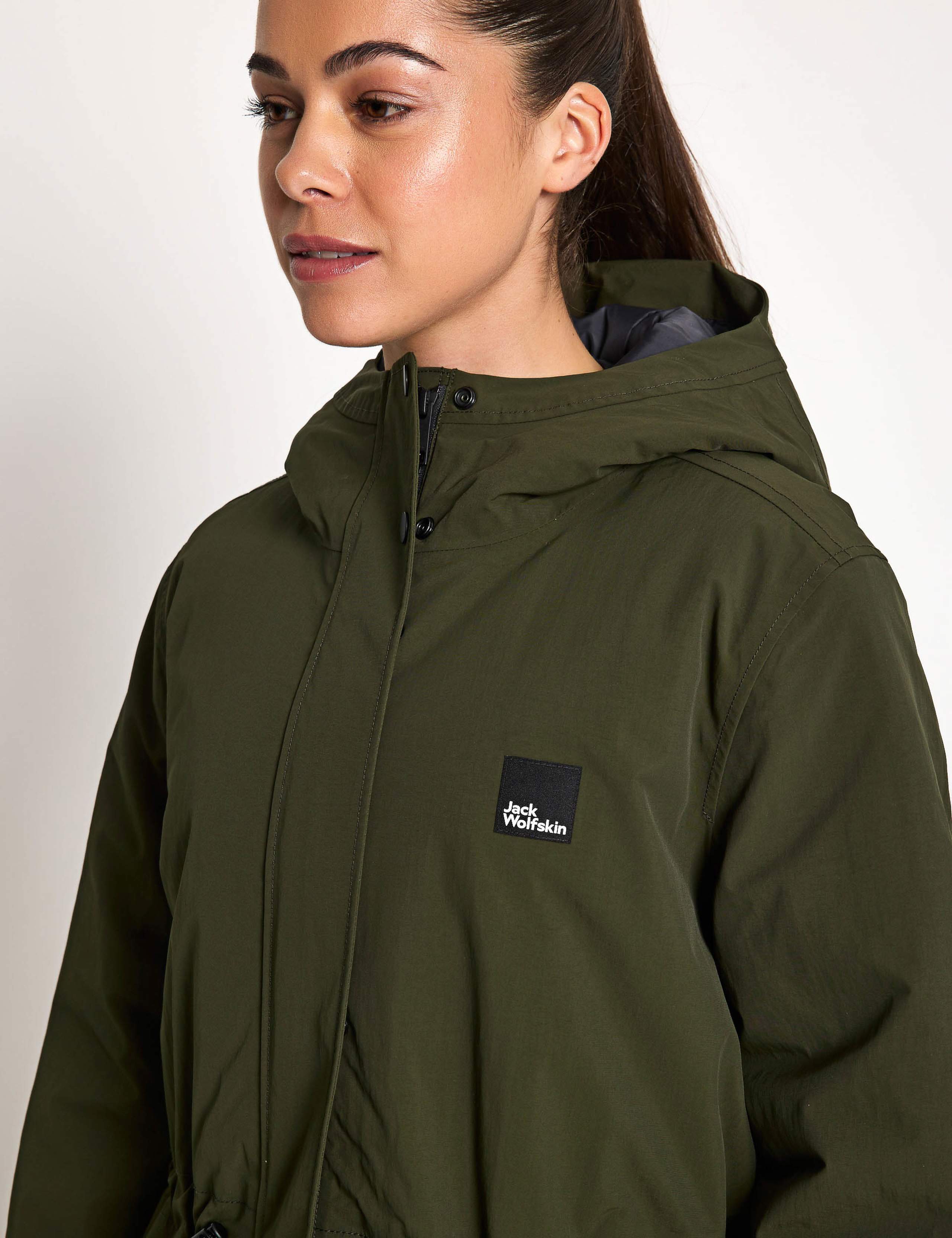 Chilly Frost Hooded Longline Parka Coat 5 of 7