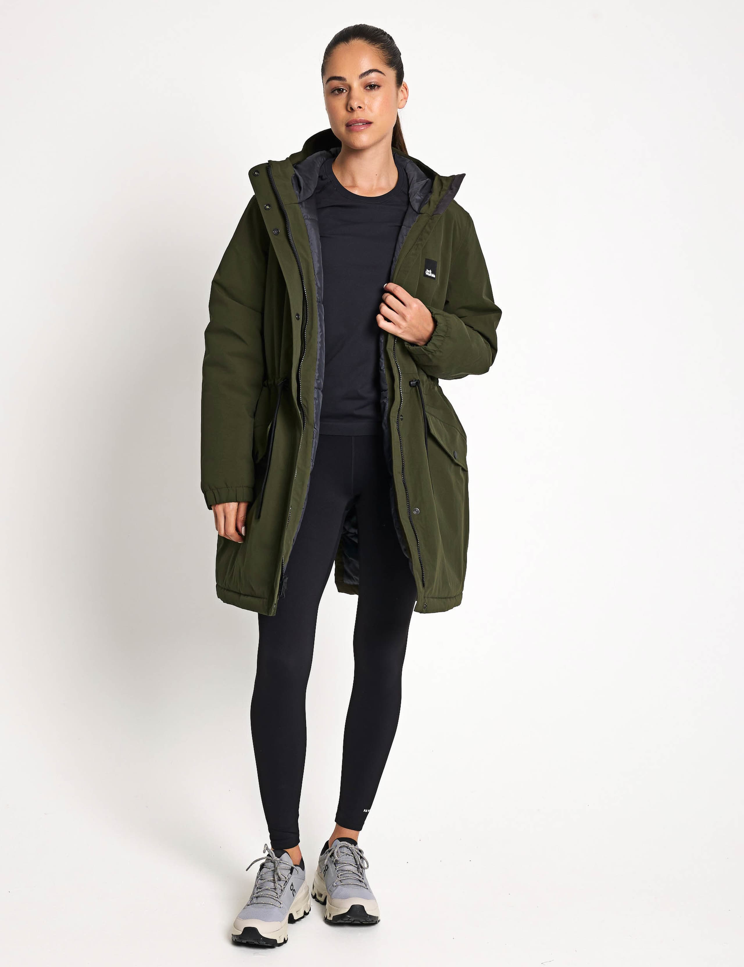 Chilly Frost Hooded Longline Parka Coat 7 of 7