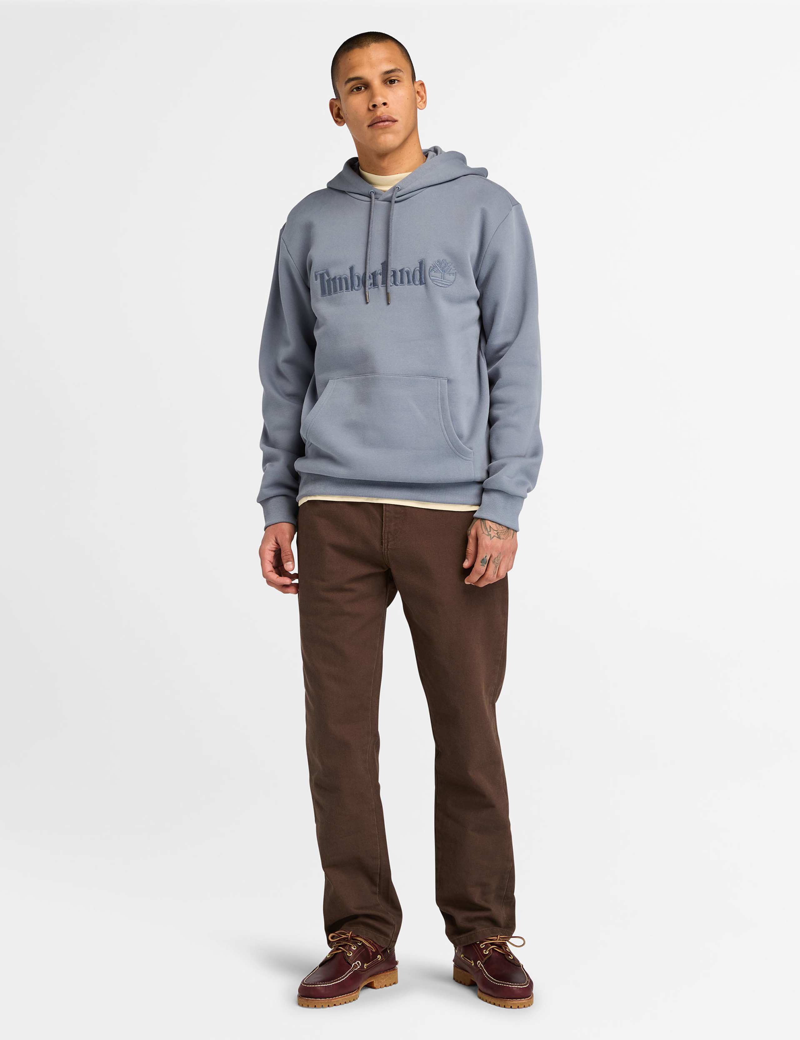 Hampthon Cotton Rich Logo Long Sleeve Hoodie 3 of 5