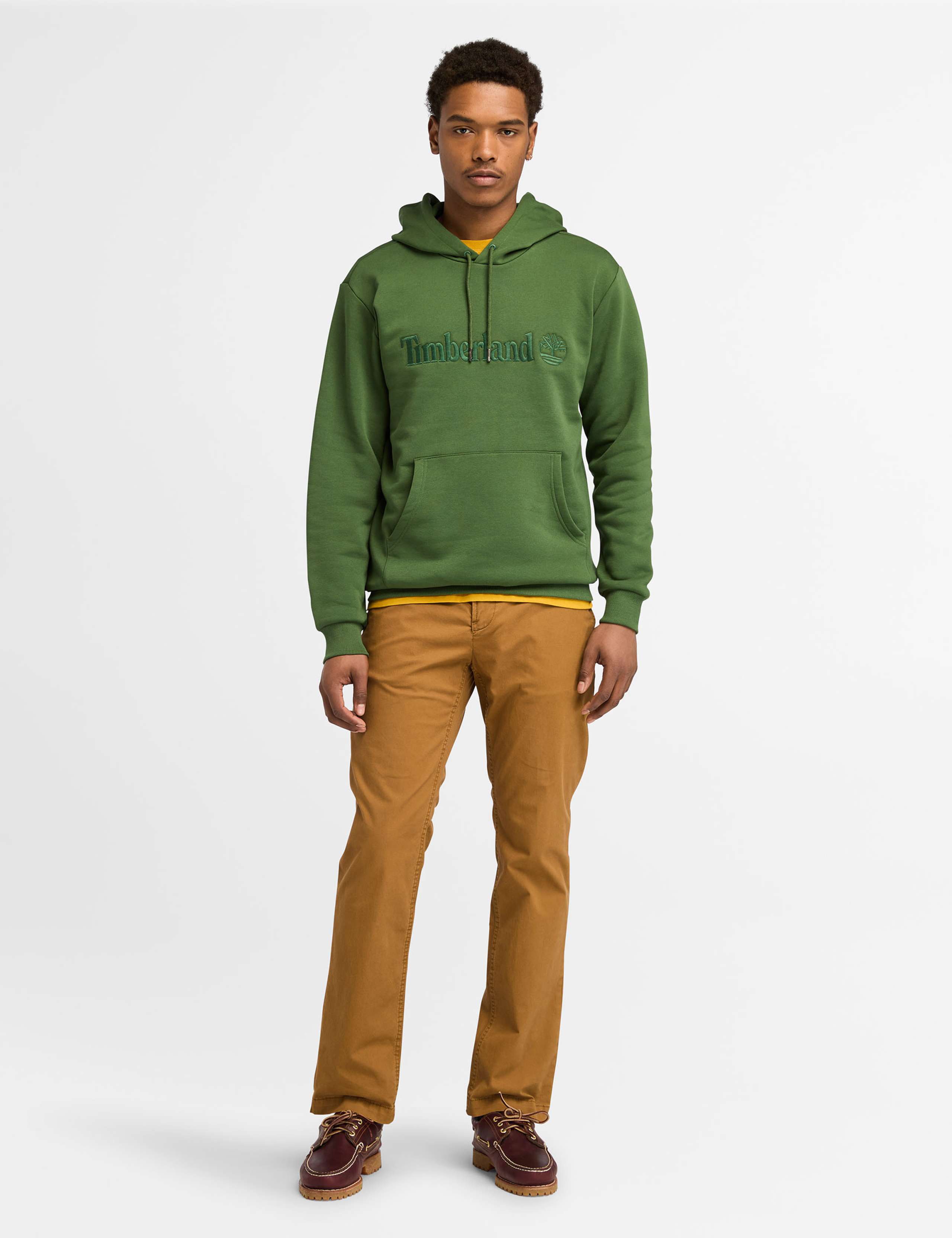 Hampthon Cotton Rich Logo Long Sleeve Hoodie 3 of 5
