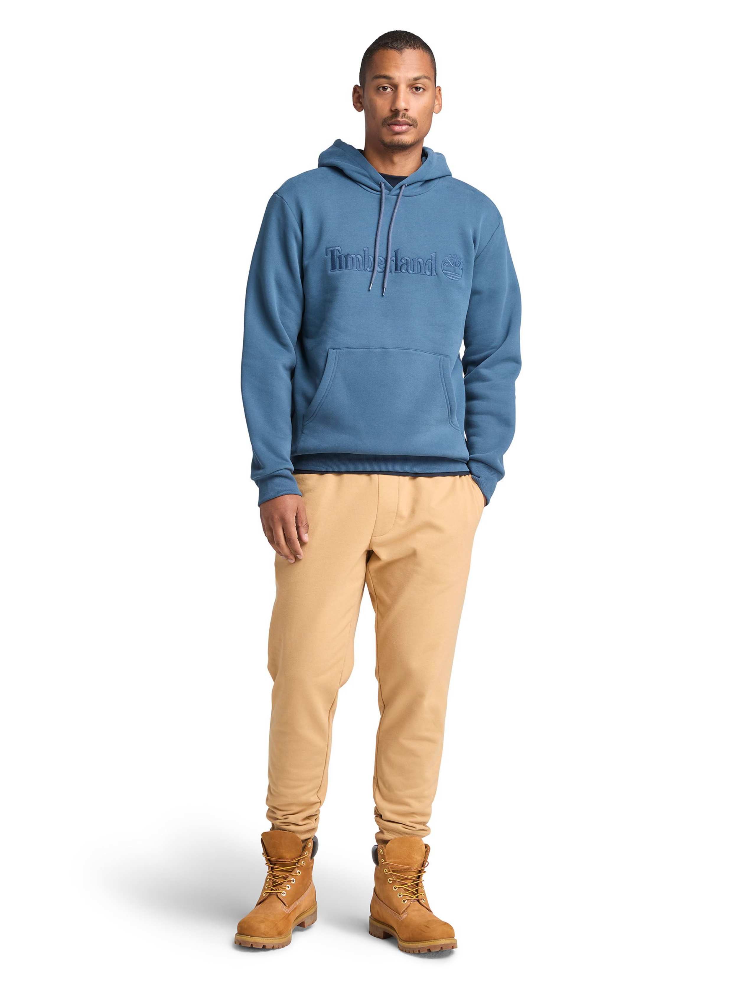 Hampthon Cotton Rich Logo Long Sleeve Hoodie 3 of 5