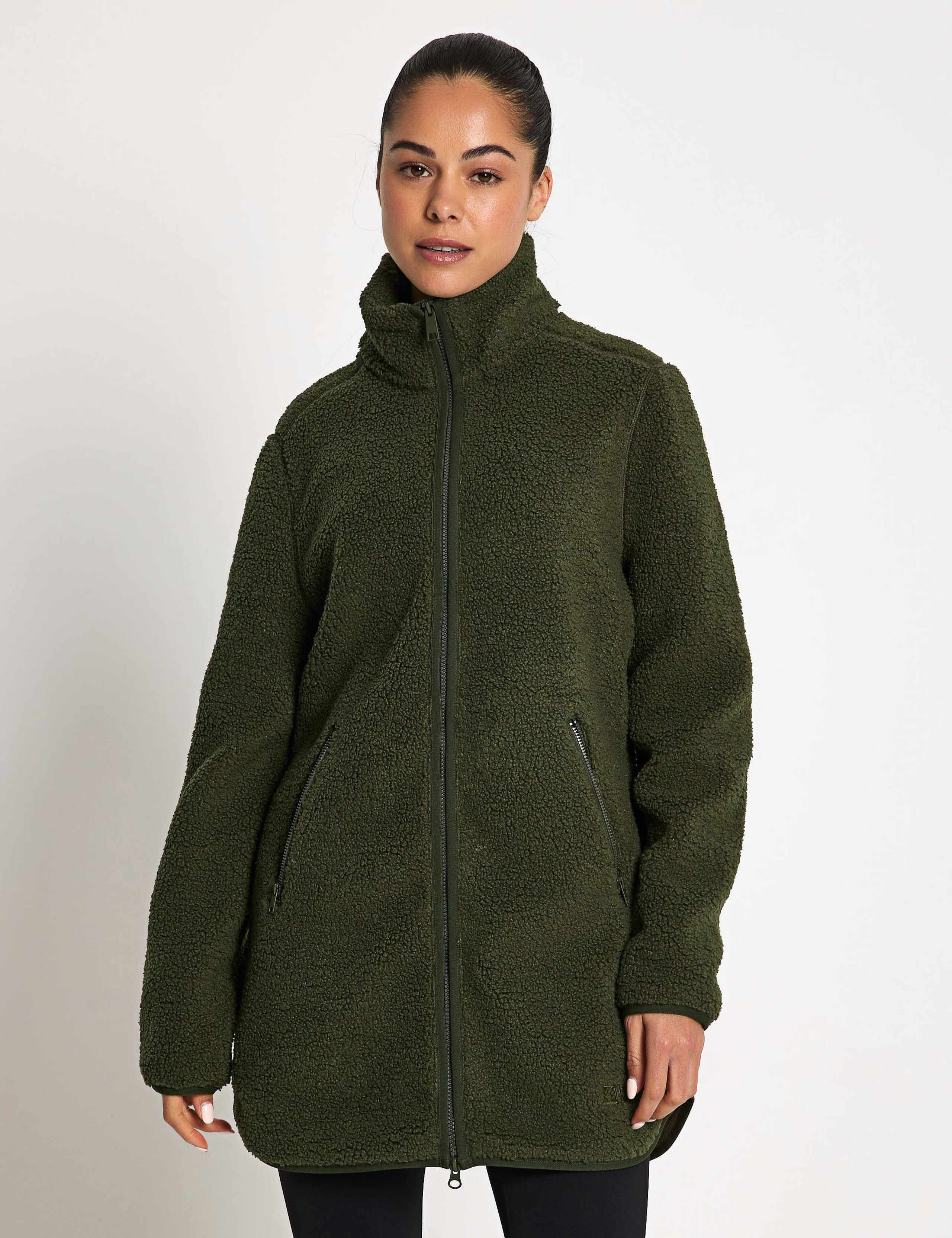 High Curl Relaxed Longline Coat 3 of 7