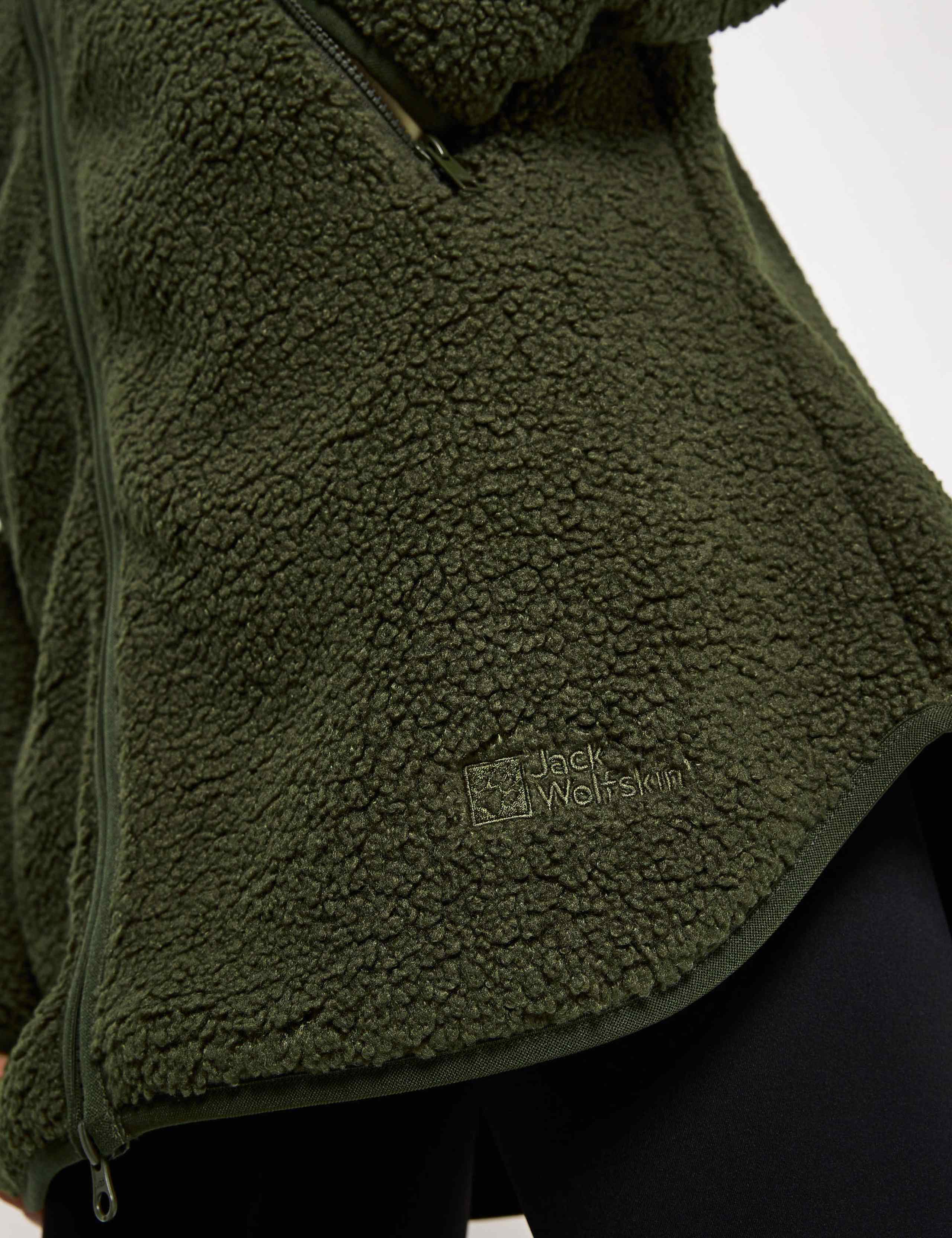 High Curl Relaxed Longline Coat 5 of 7