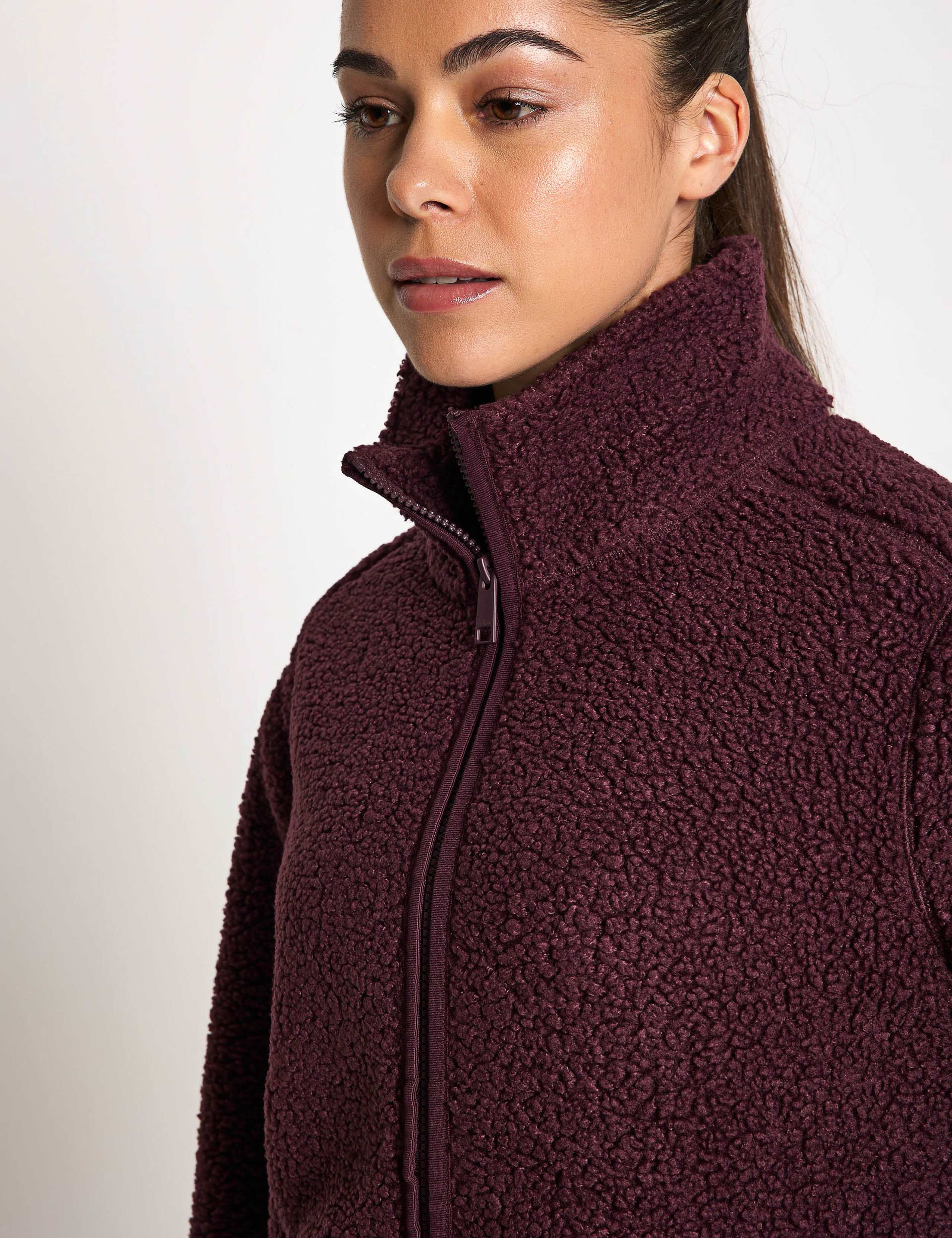 High Curl High Neck Fleece Jacket 5 of 6