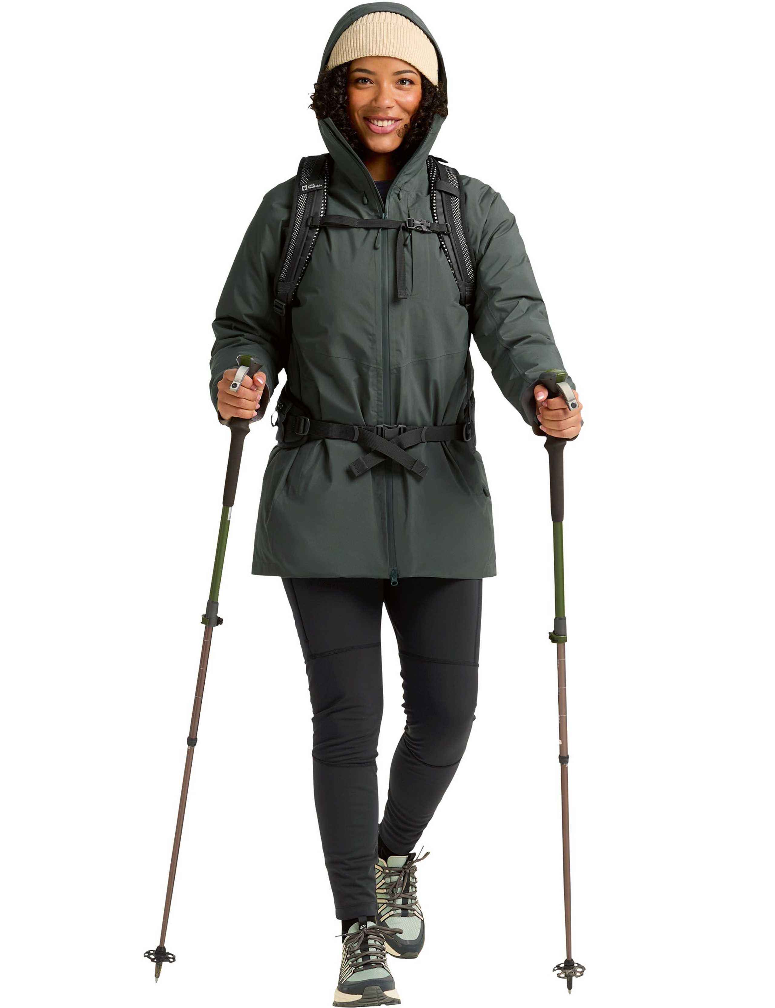 Icecape 2Layer Hooded Longline Raincoat 3 of 7