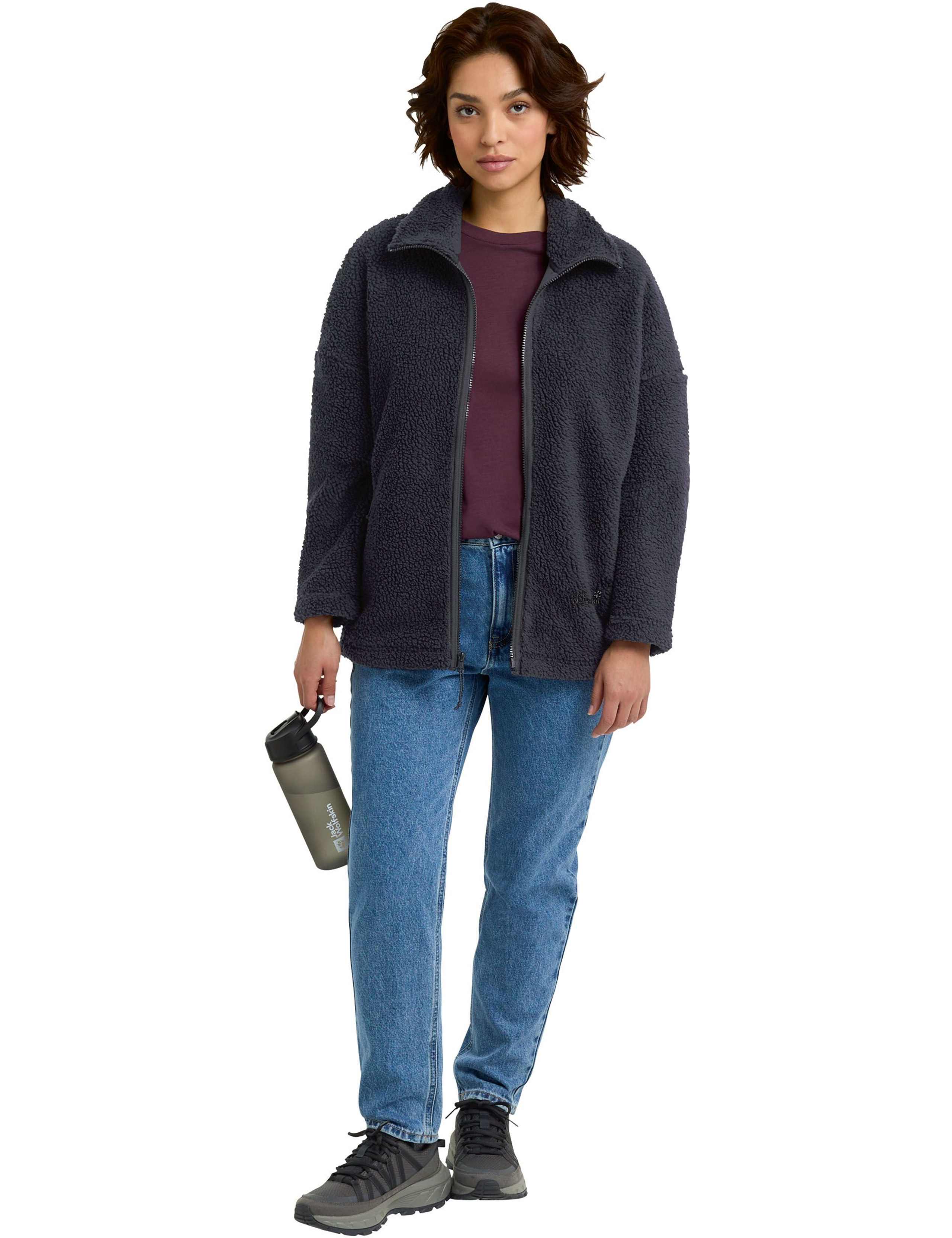 Stone Lite High Neck Relaxed Fleece Jacket 3 of 7