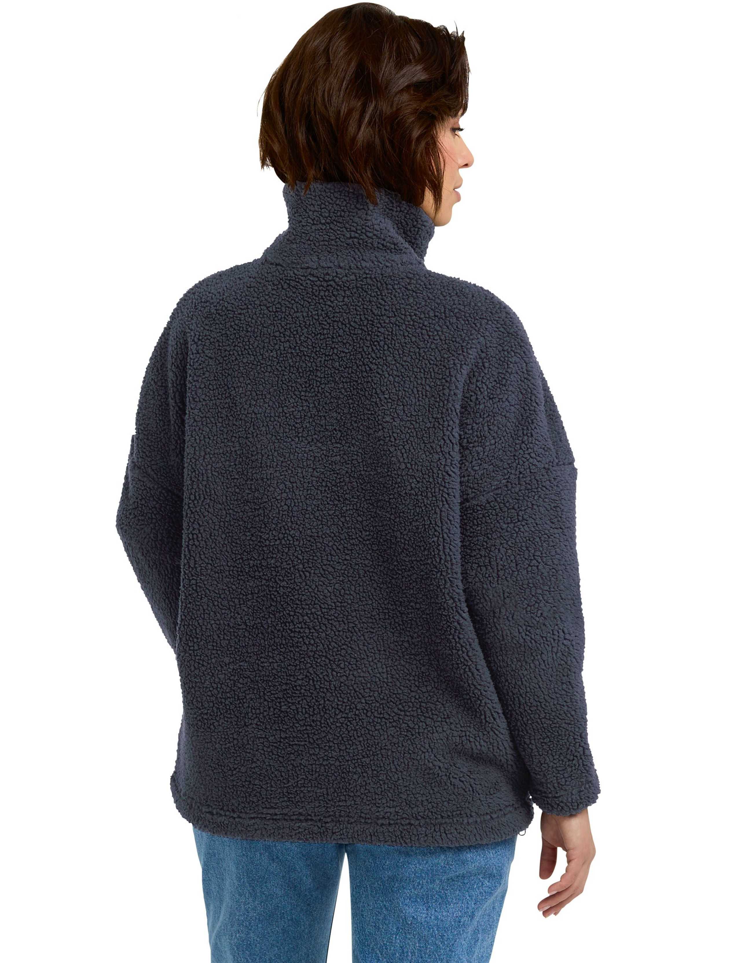 Stone Lite High Neck Relaxed Fleece Jacket 4 of 7