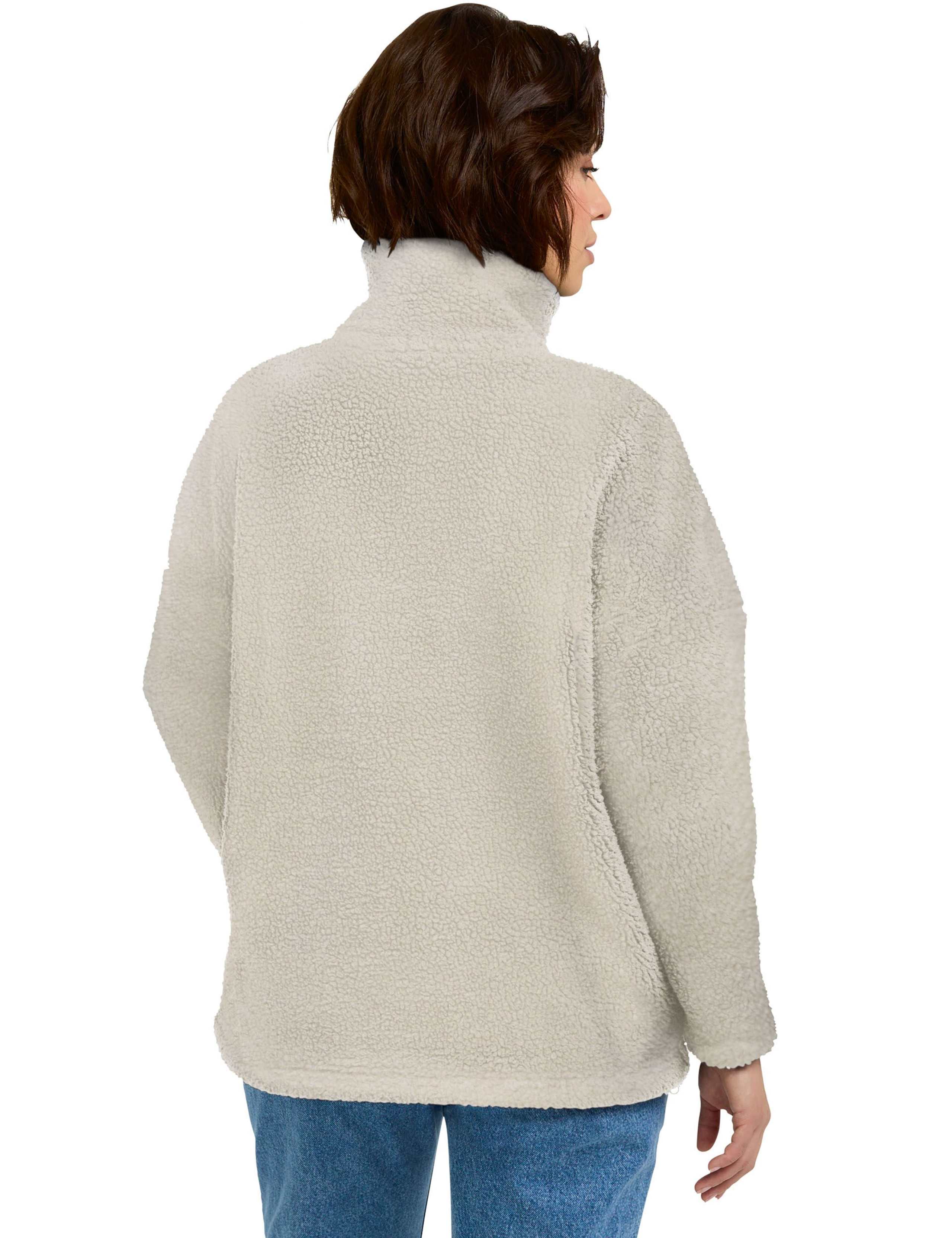 Stone Lite High Neck Relaxed Fleece Jacket 4 of 7