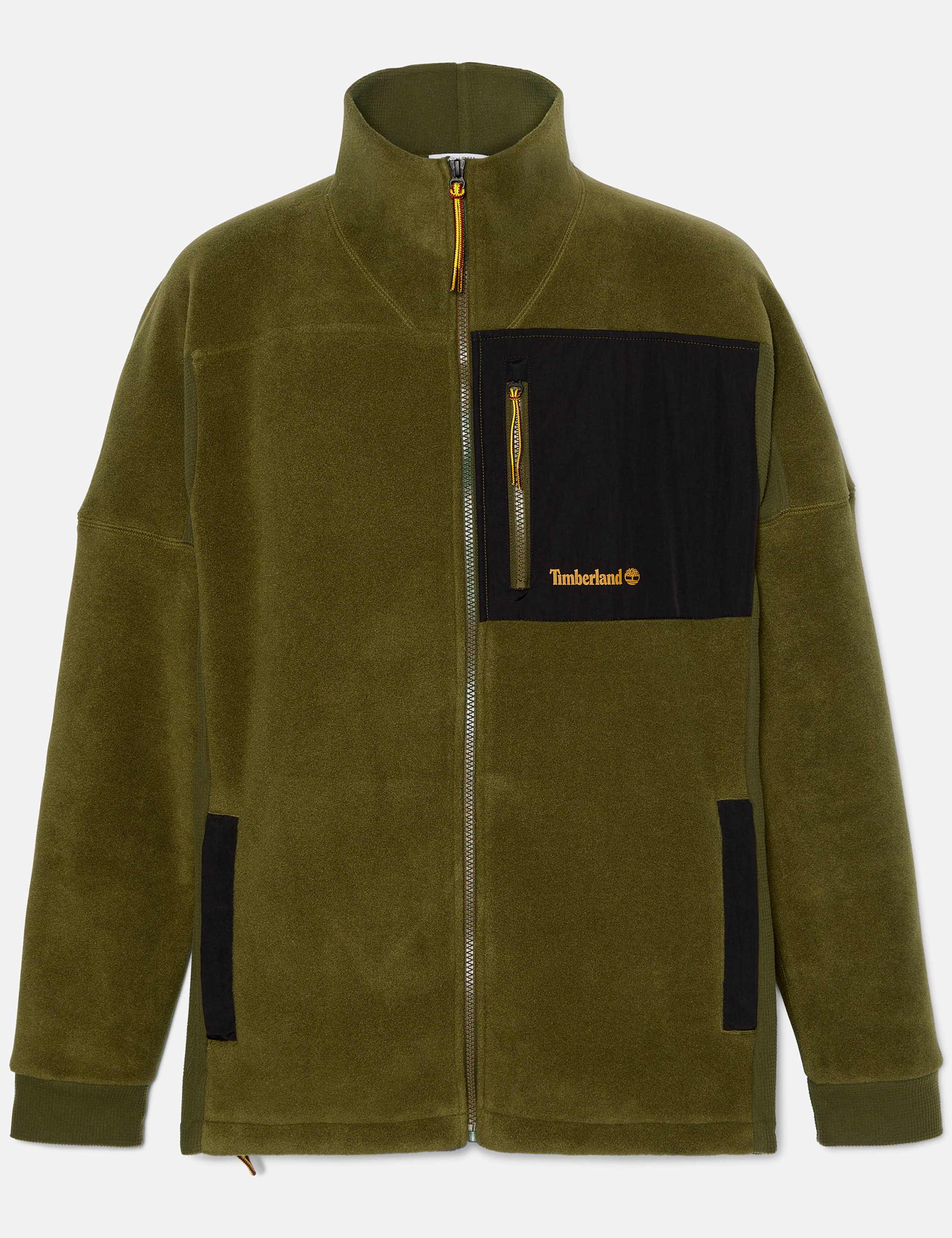 Mix Media Polartec Fleece Zip Up Jacket 2 of 5