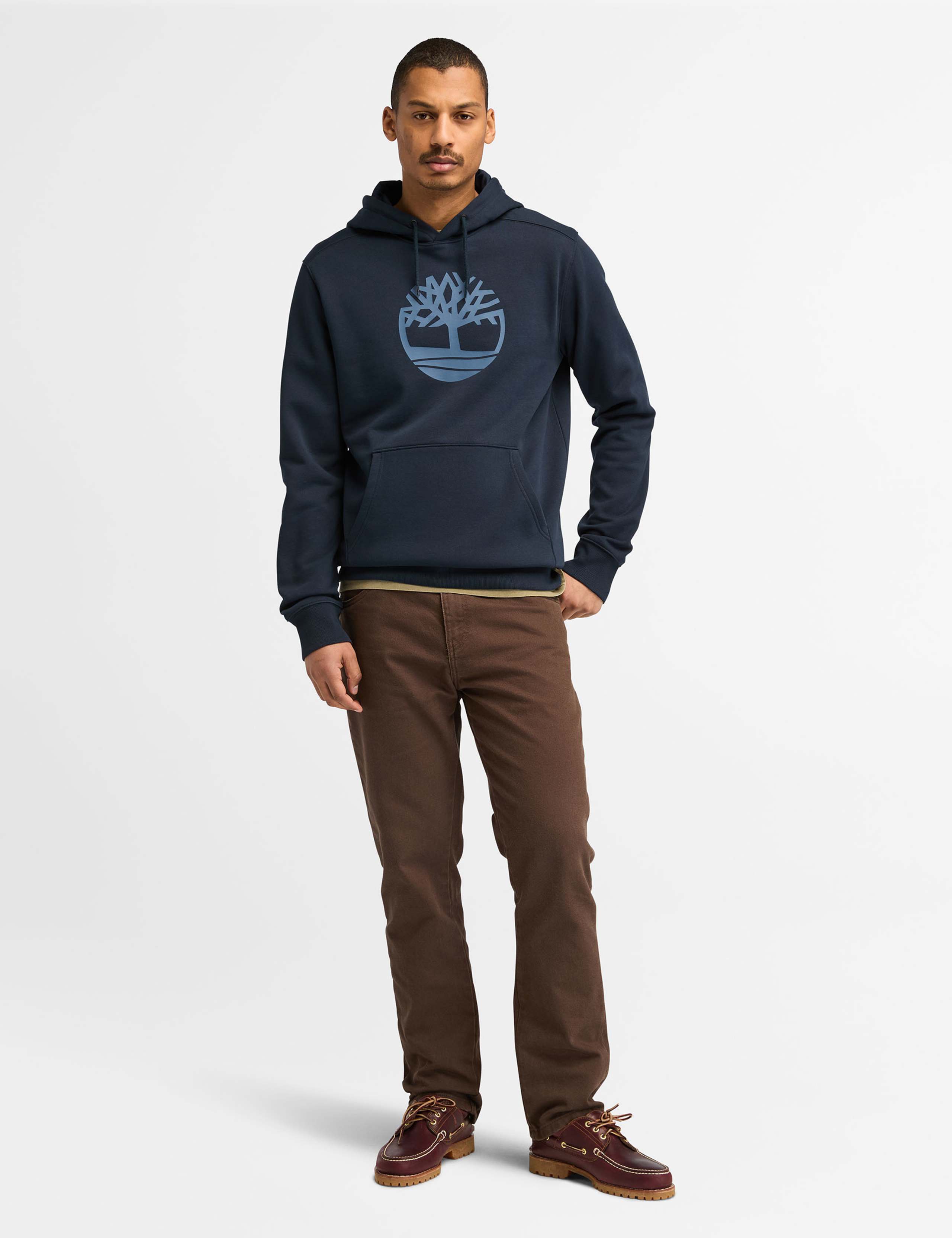 River Tree Logo Cotton Rich Hoodie 3 of 5