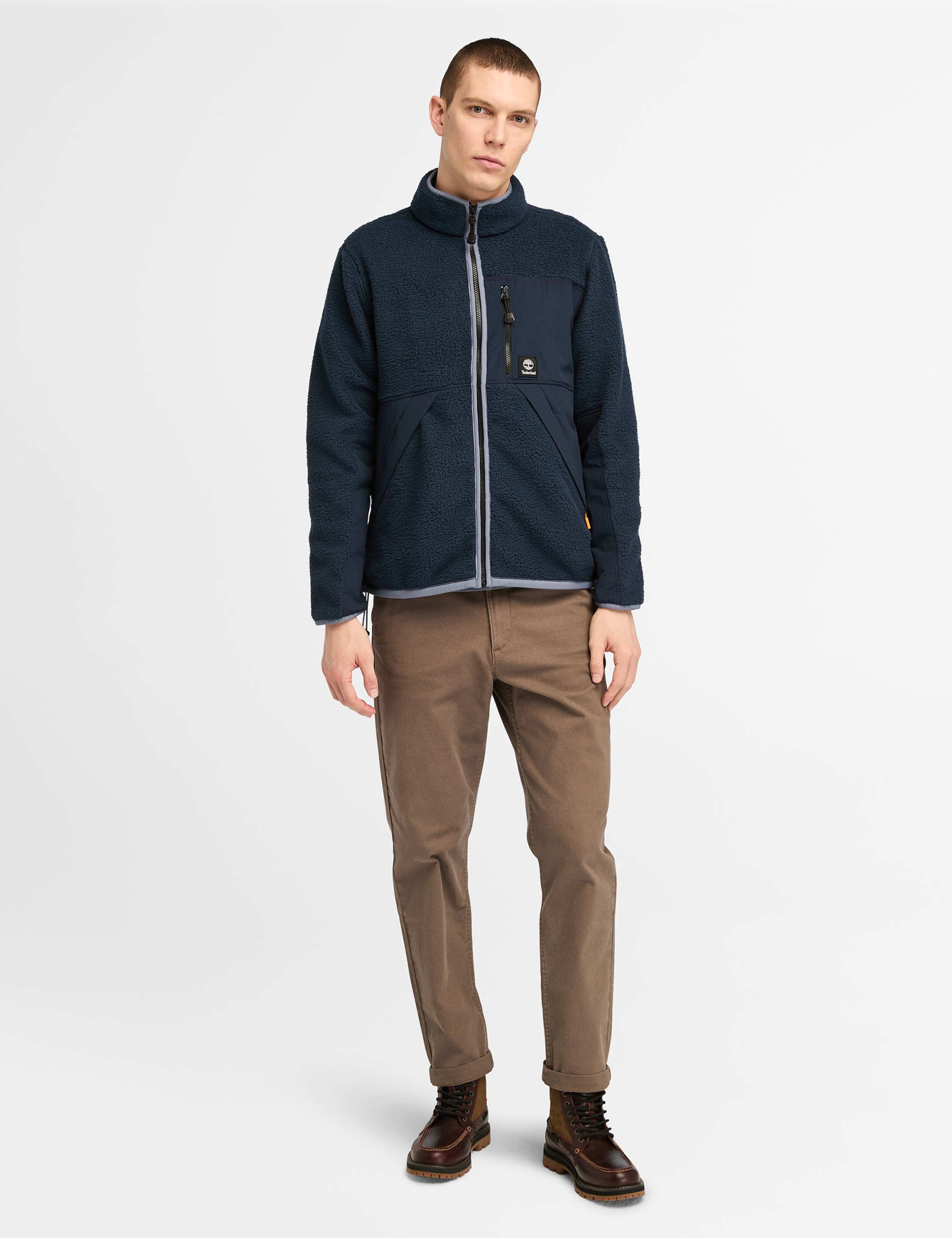 Zip Up Funnel Neck Fleece 3 of 6