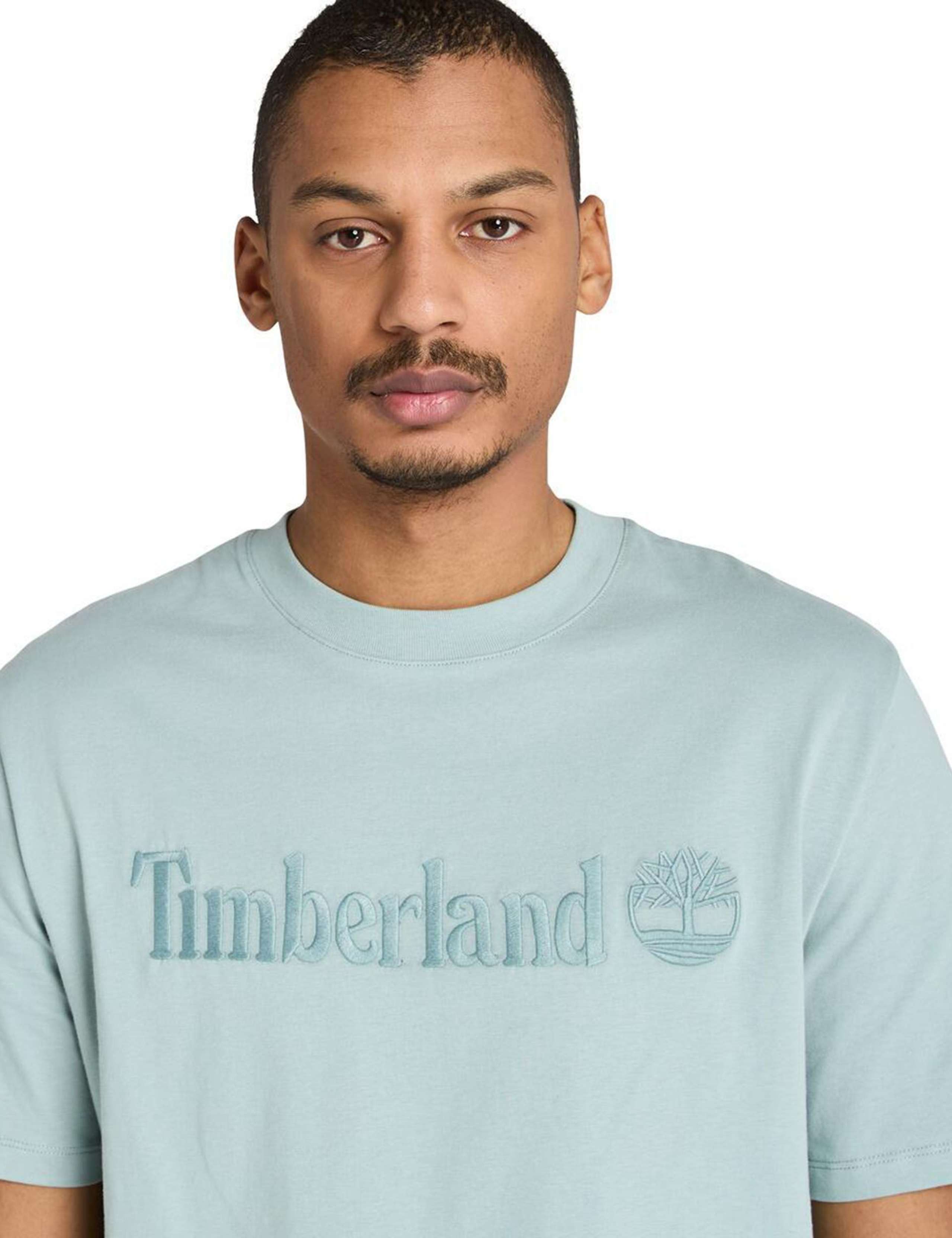 Hampthon Pure Cotton Logo Embroidery T-Shirt 3 of 5