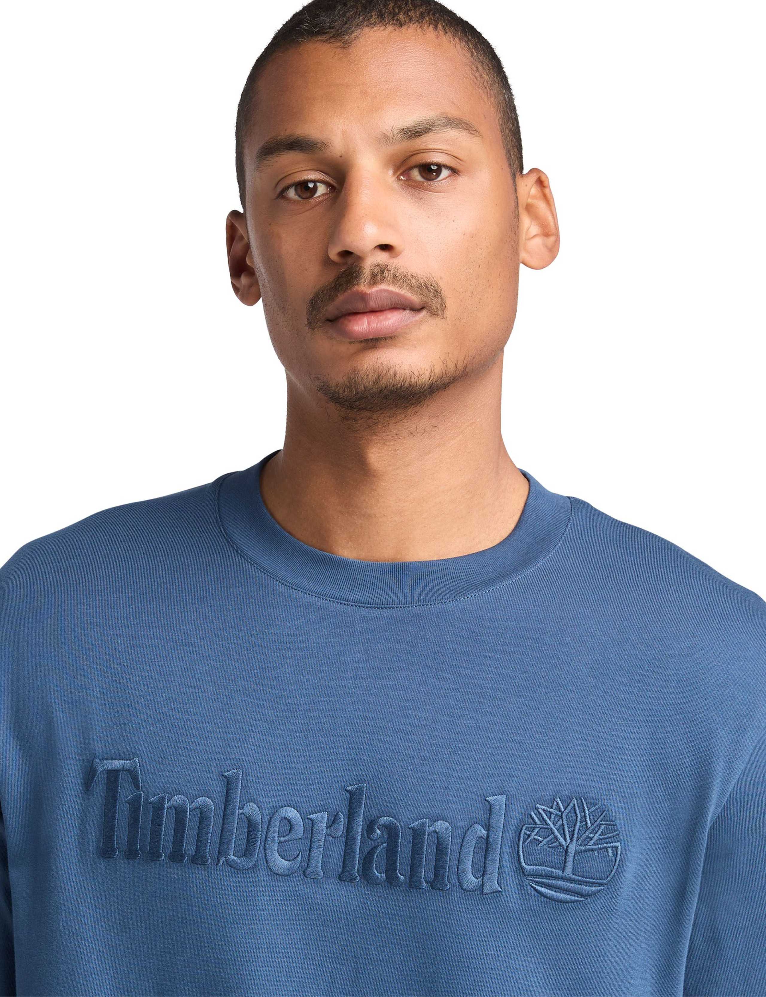 Hampthon Pure Cotton Logo Embroidery T-Shirt 4 of 5