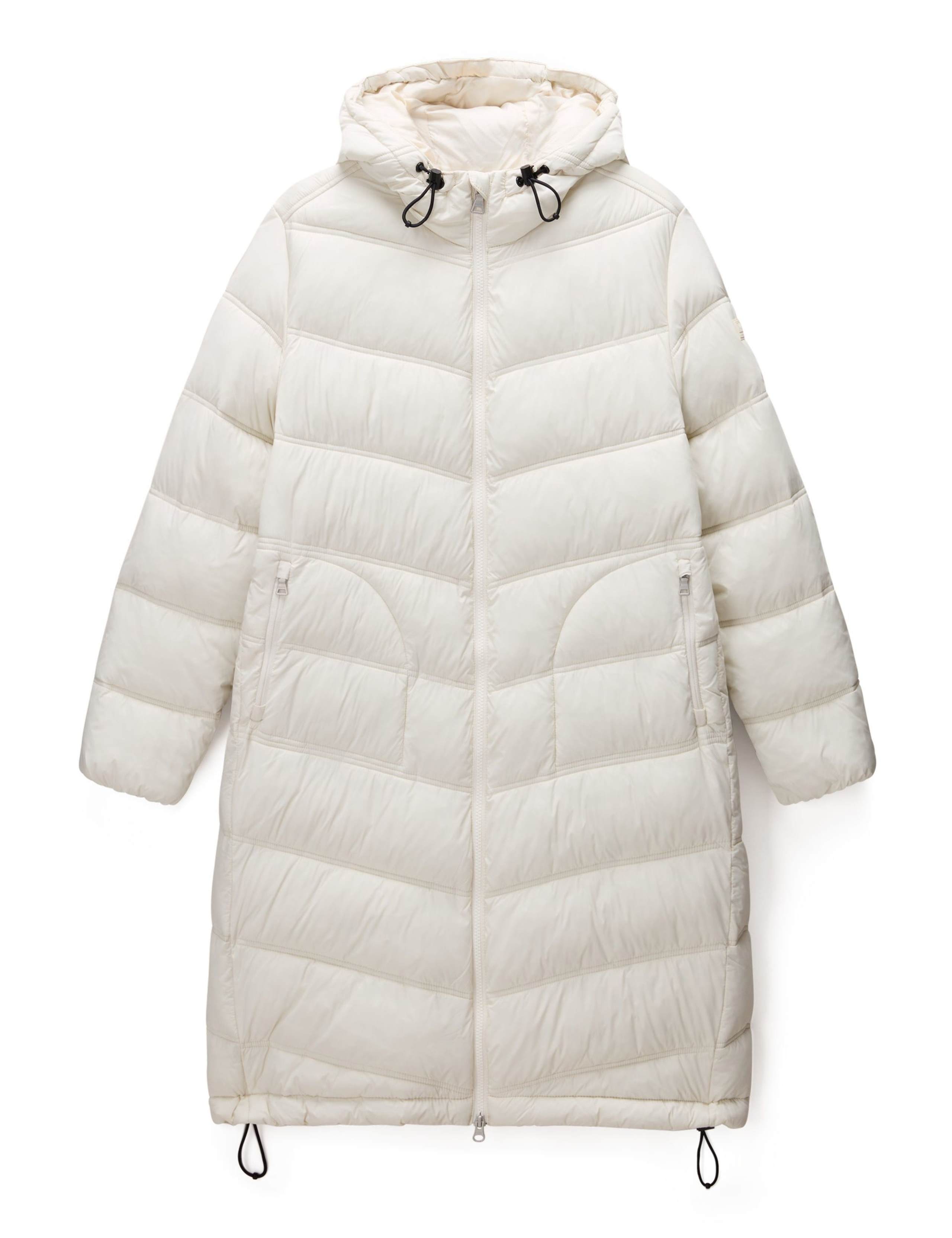 Padded Hooded Longline Puffer Jacket 1 of 6