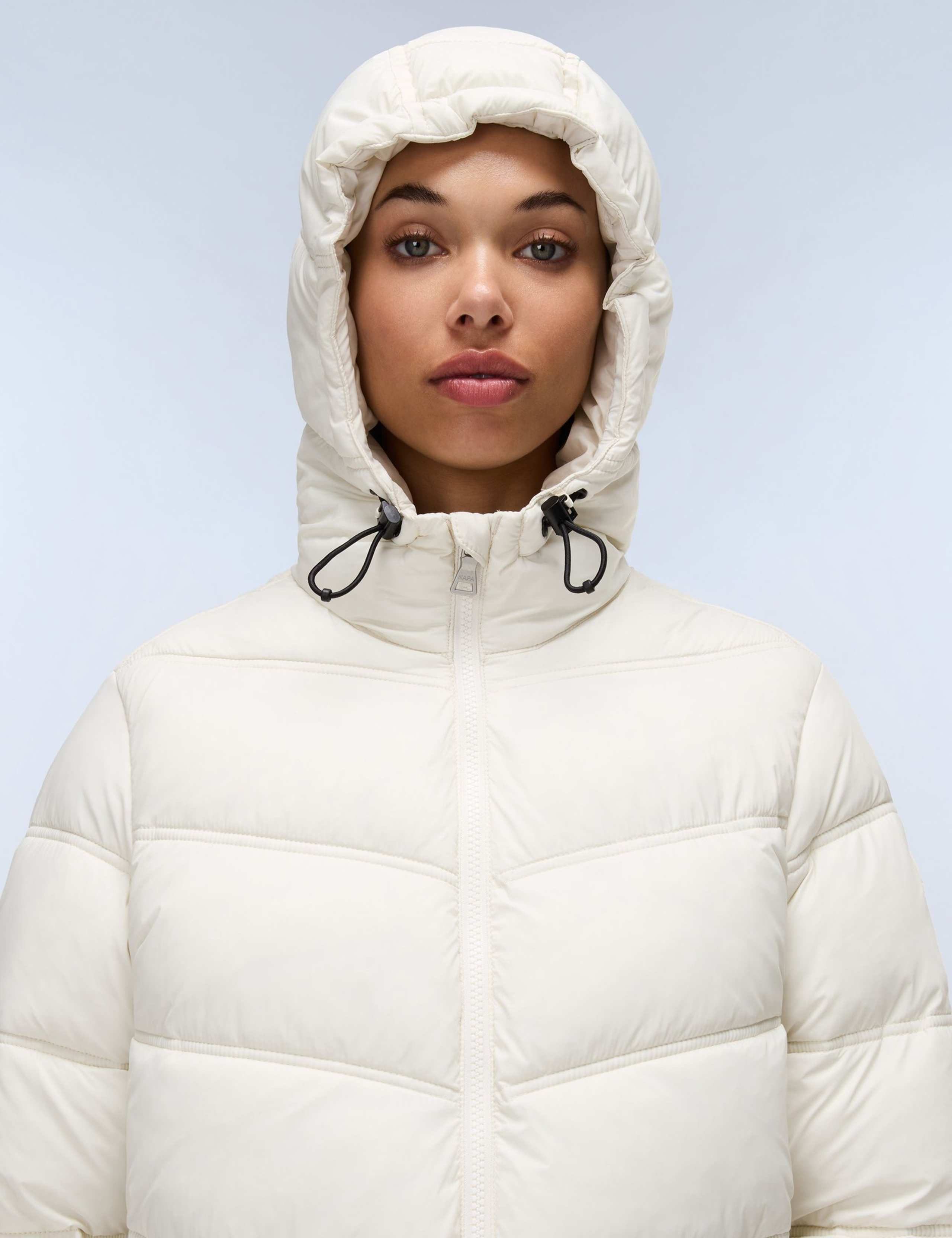 Padded Hooded Longline Puffer Jacket 3 of 6