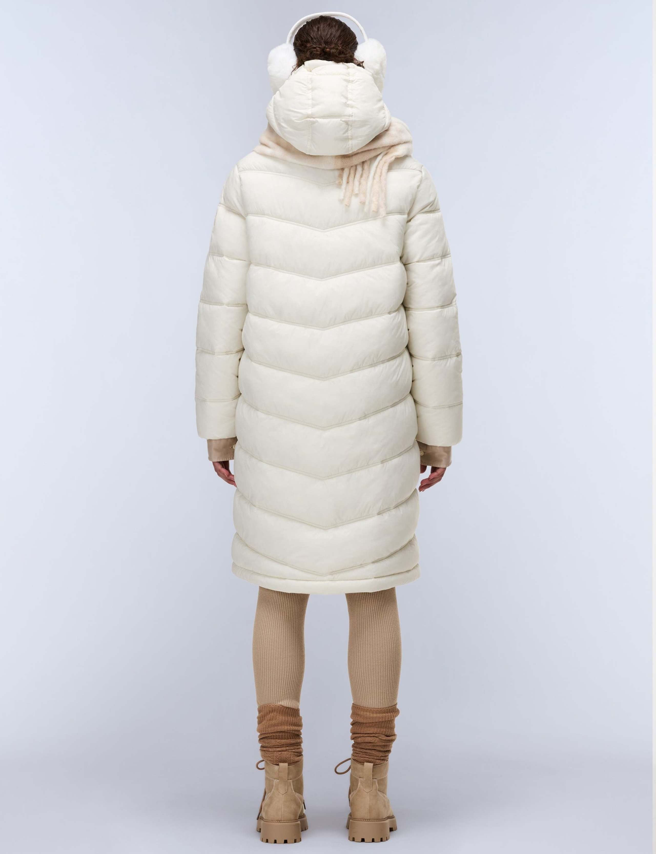Padded Hooded Longline Puffer Jacket 6 of 6