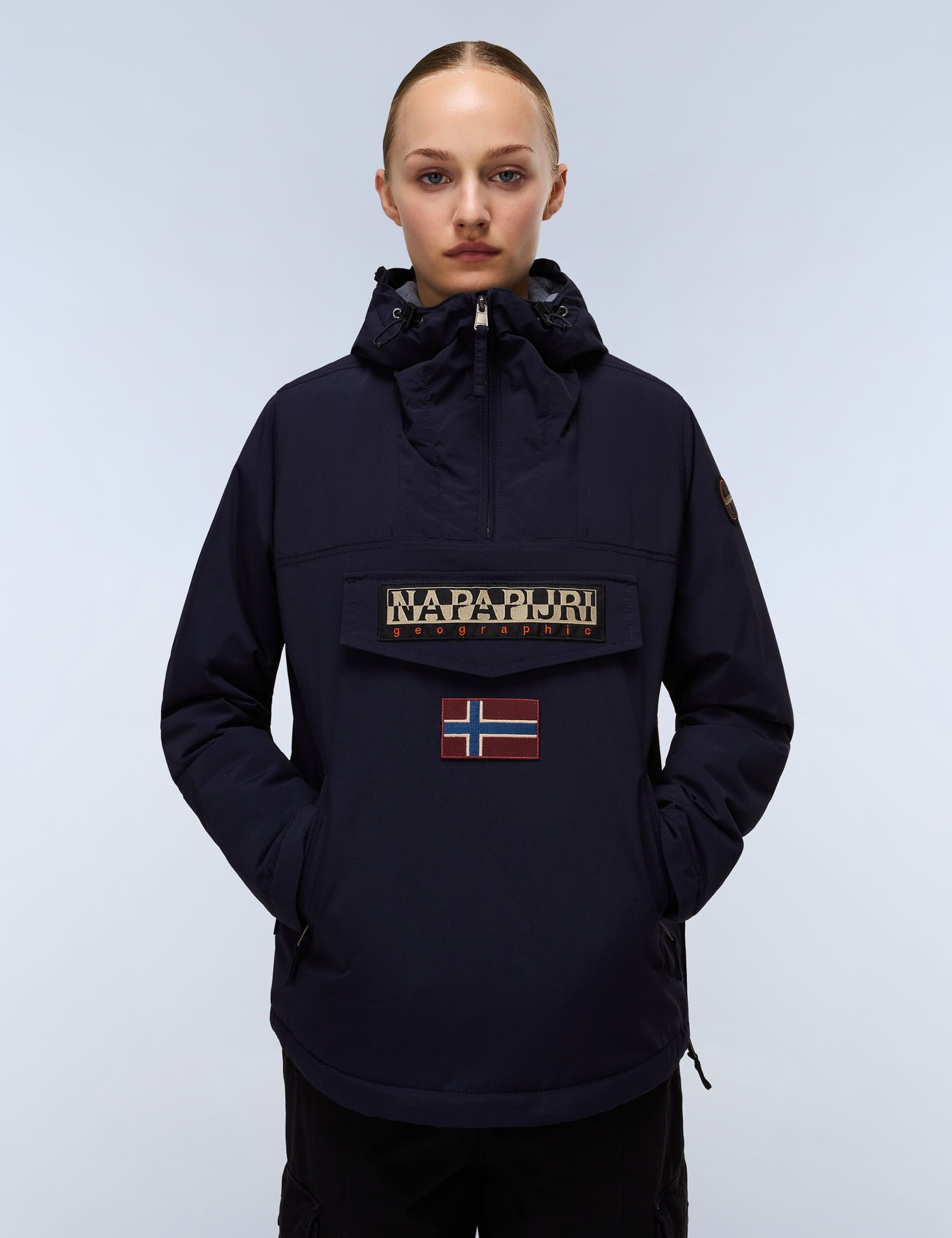 Half Zip Padded Hooded Sports Jacket 2 of 6