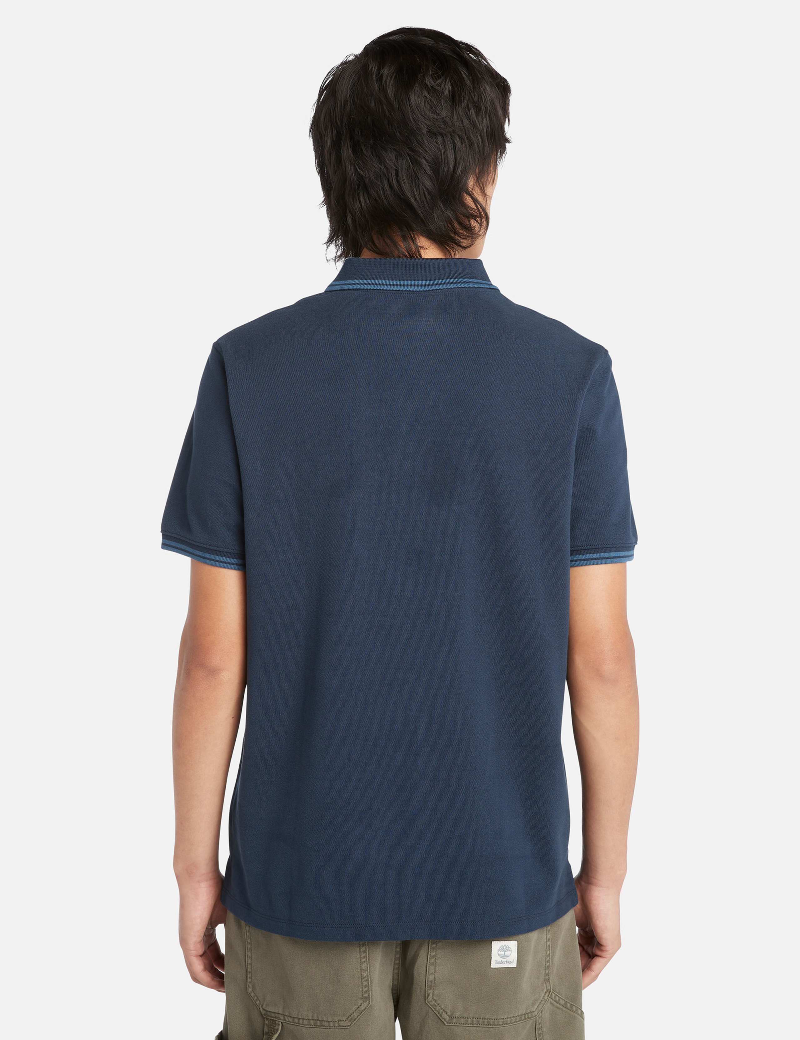 Pure Cotton Pique Tipped Polo Shirt 5 of 5