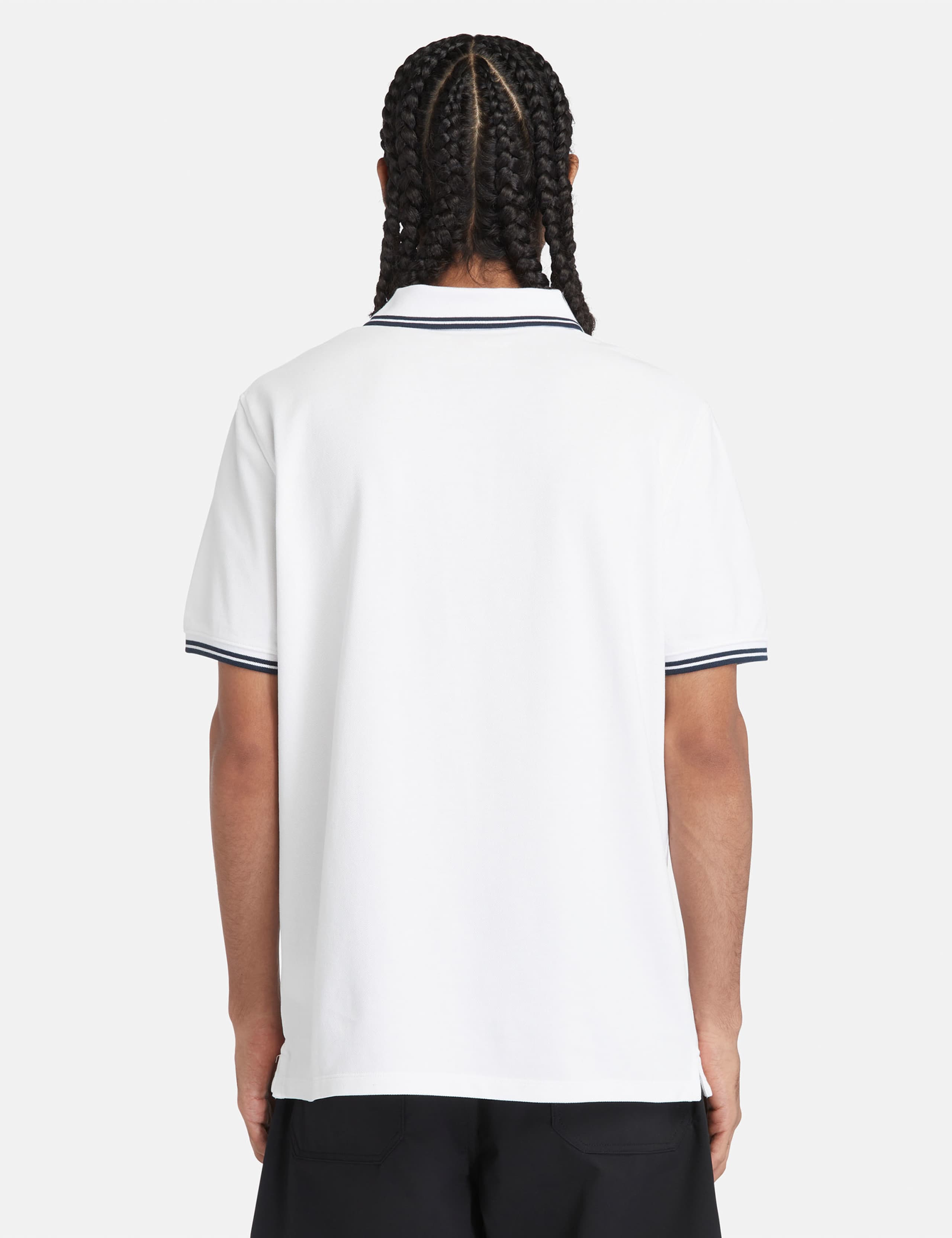 Pure Cotton Pique Tipped Polo Shirt 4 of 4