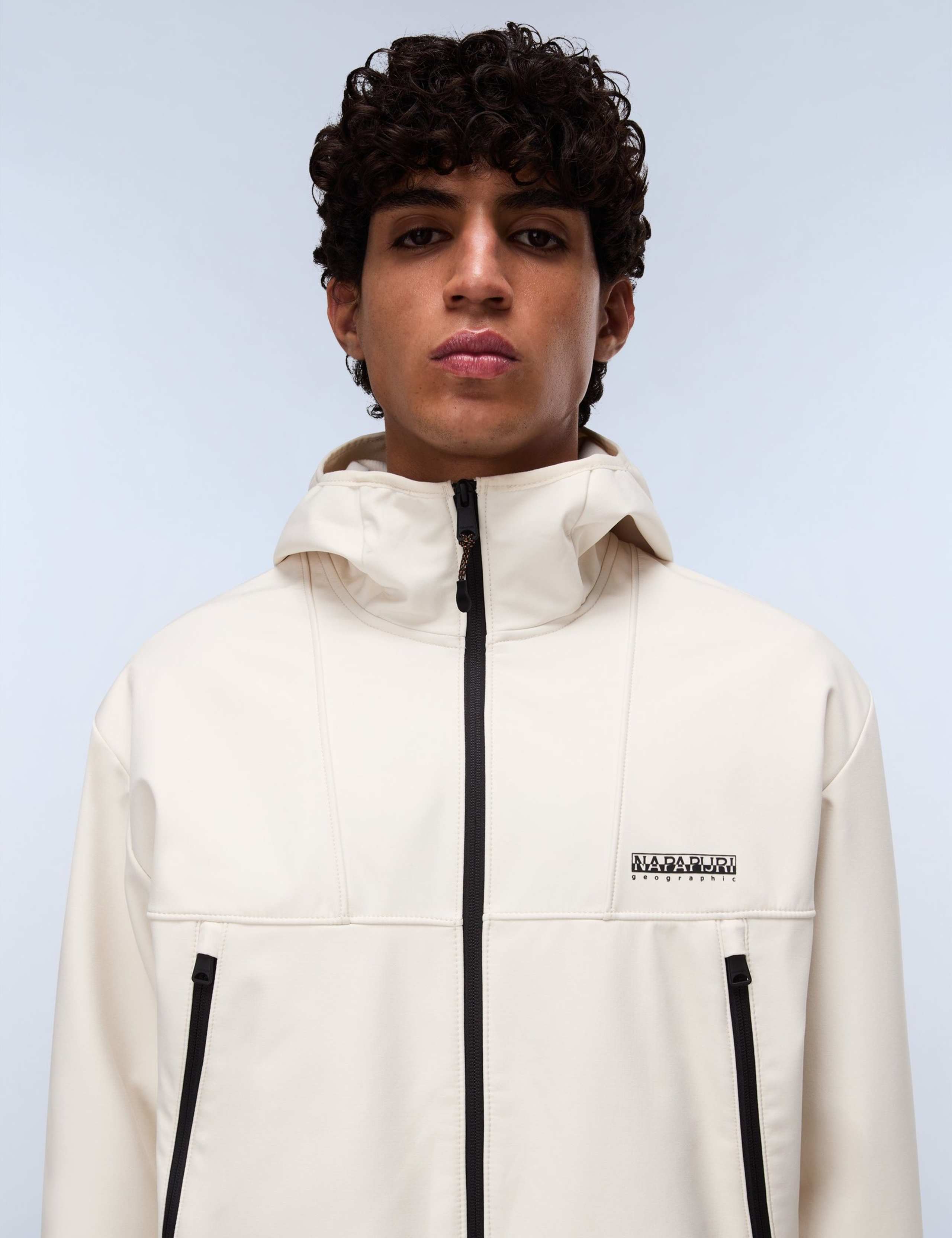 Biois Hooded Funnel Neck Sports Jacket 3 of 5