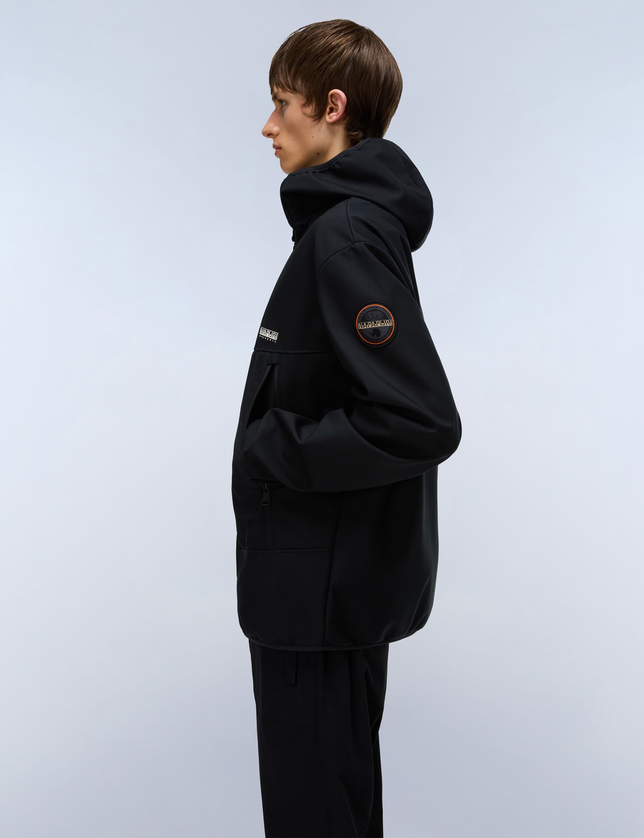 Biois Hooded Funnel Neck Sports Jacket 4 of 5