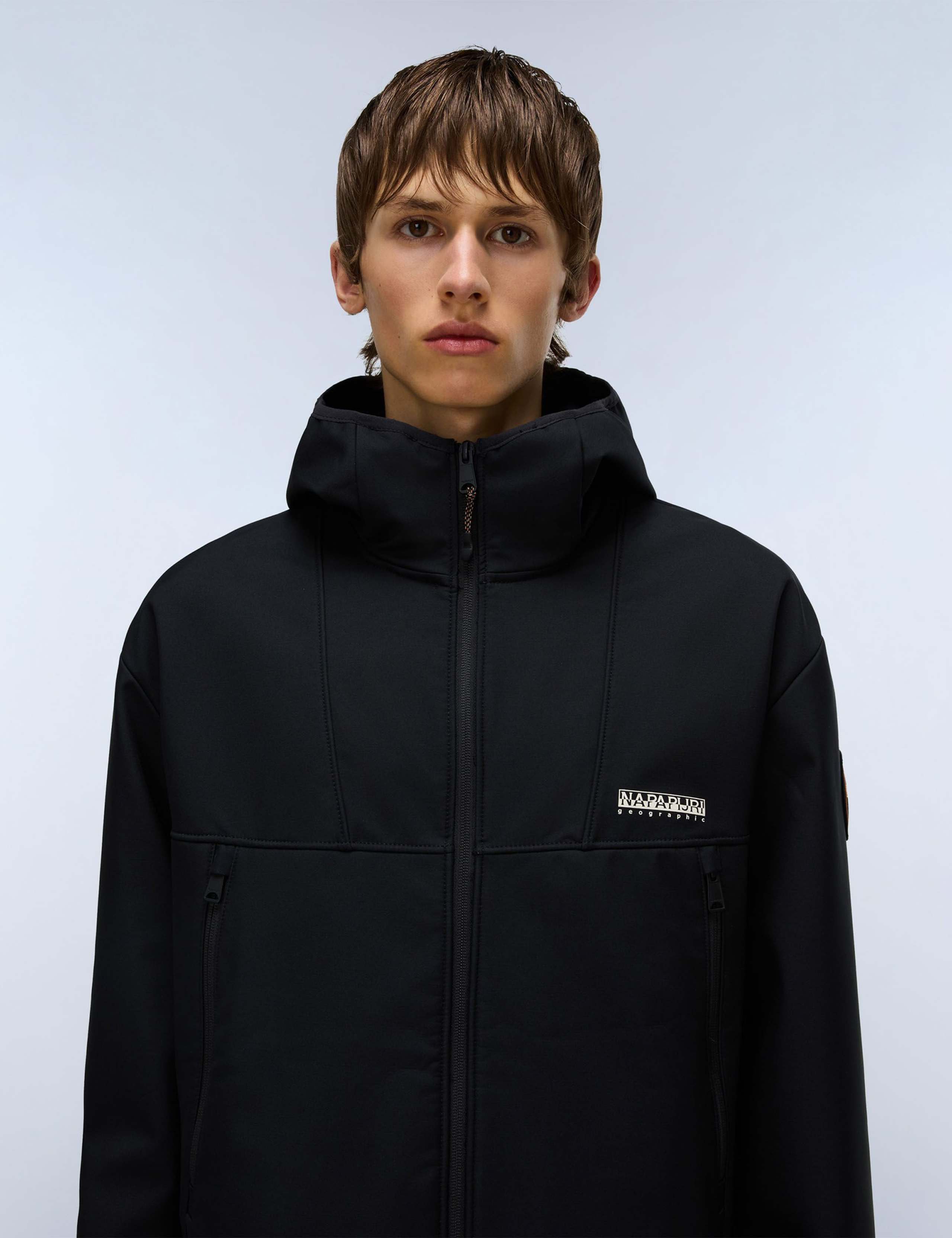 Biois Hooded Funnel Neck Sports Jacket 5 of 5