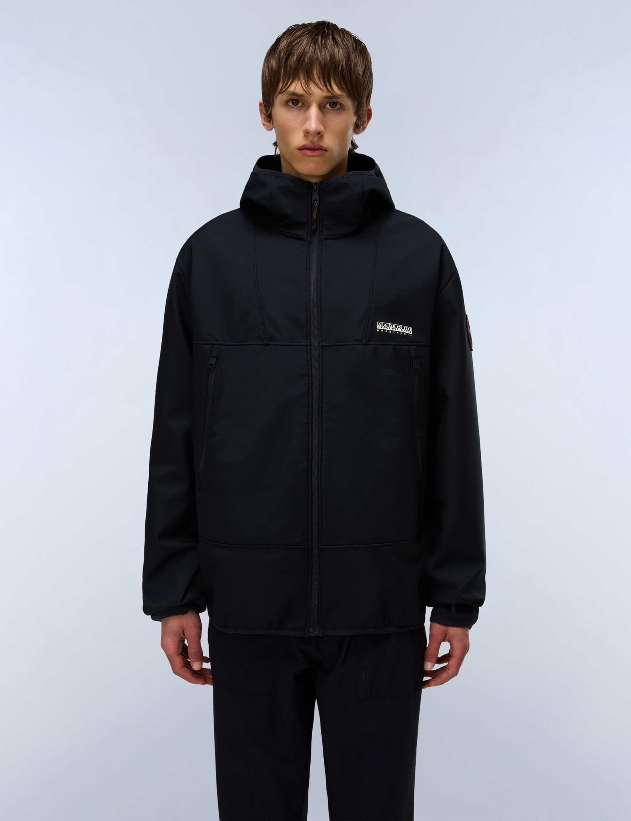 Biois Hooded Funnel Neck Sports Jacket 2 of 5