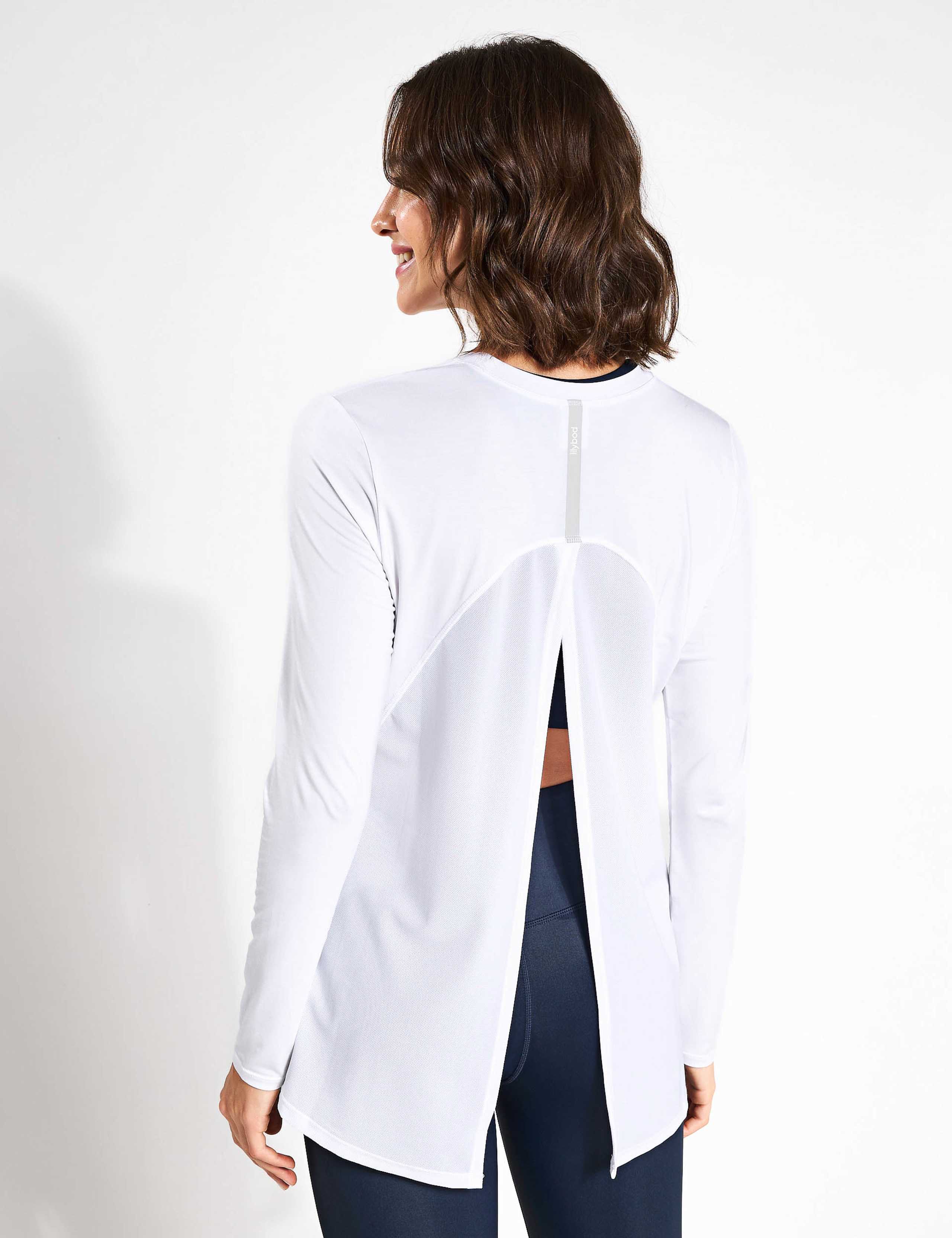 Kendall Crew Neck Split Back Top 3 of 4