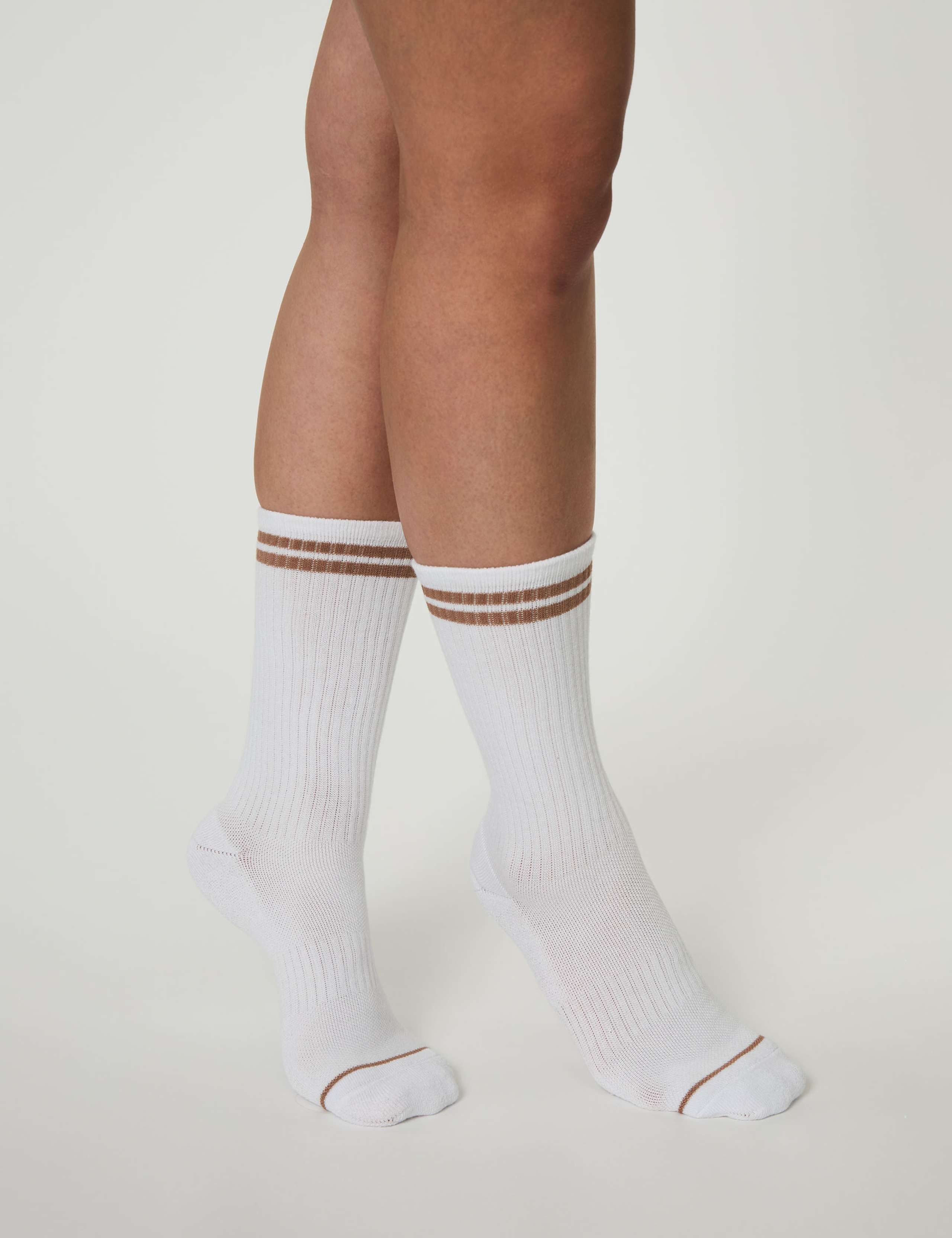 Crew Striped Ankle High Socks 5 of 5