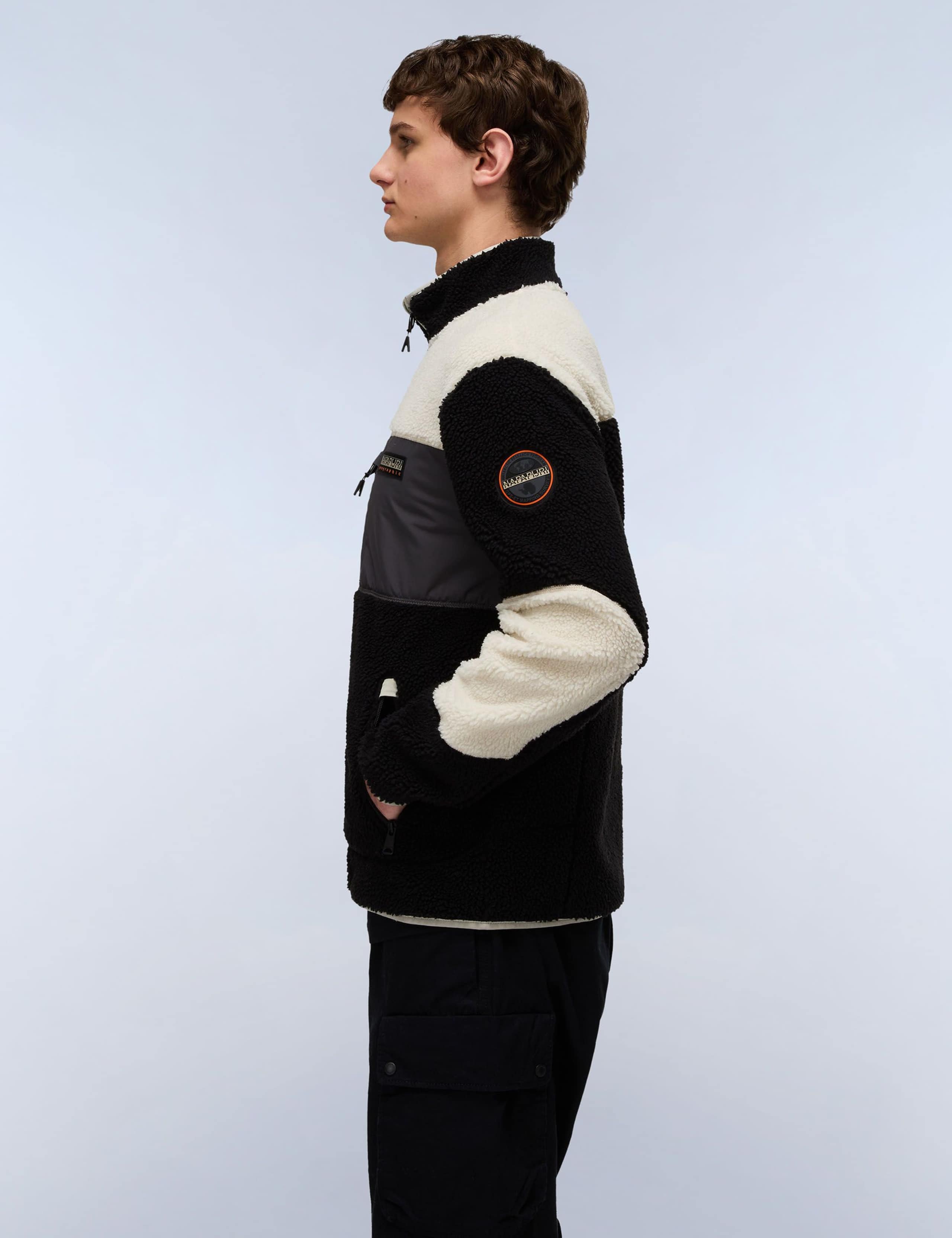 Yupik Zip Up Funnel Neck Fleece Jacket 4 of 6