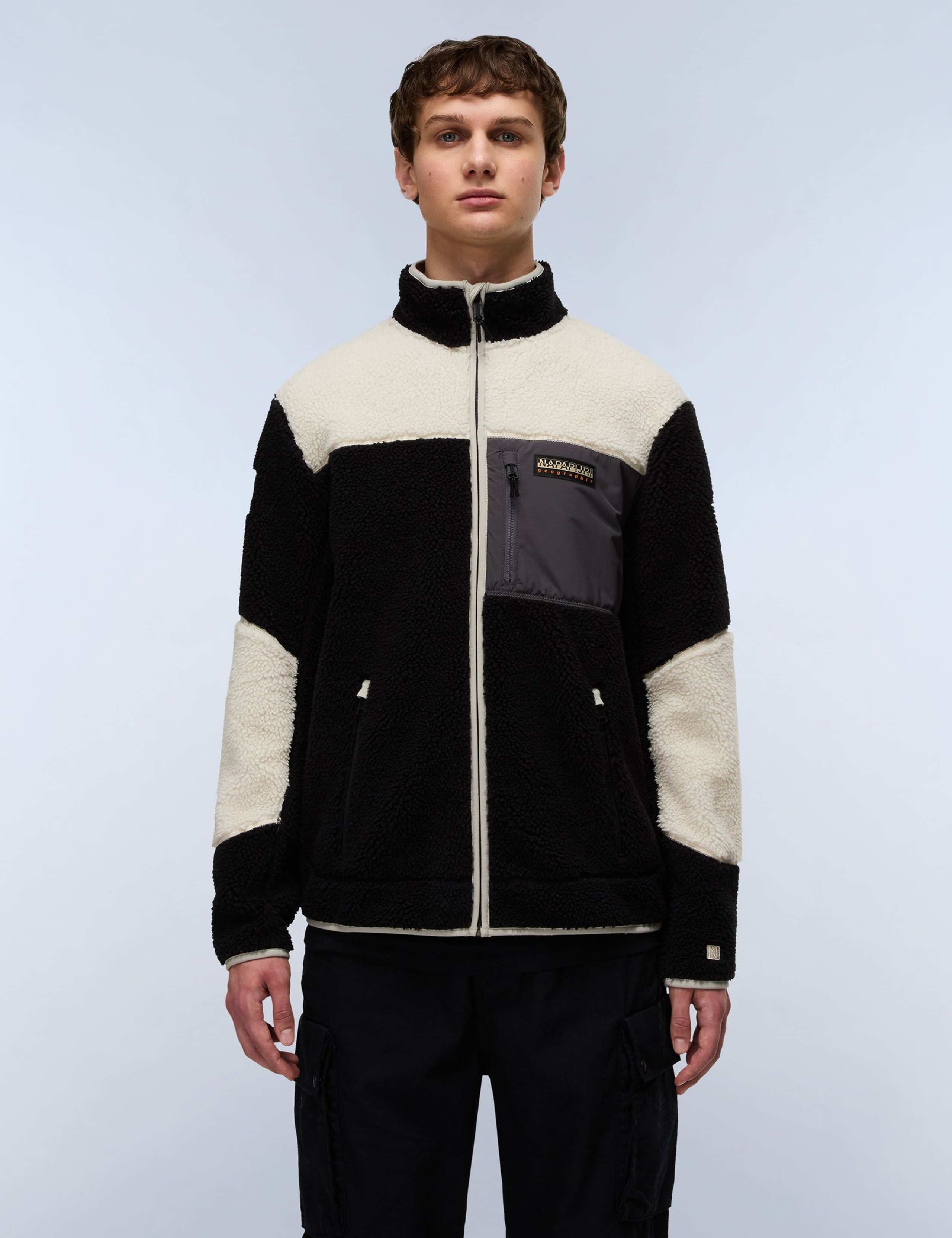 Yupik Zip Up Funnel Neck Fleece Jacket 2 of 6