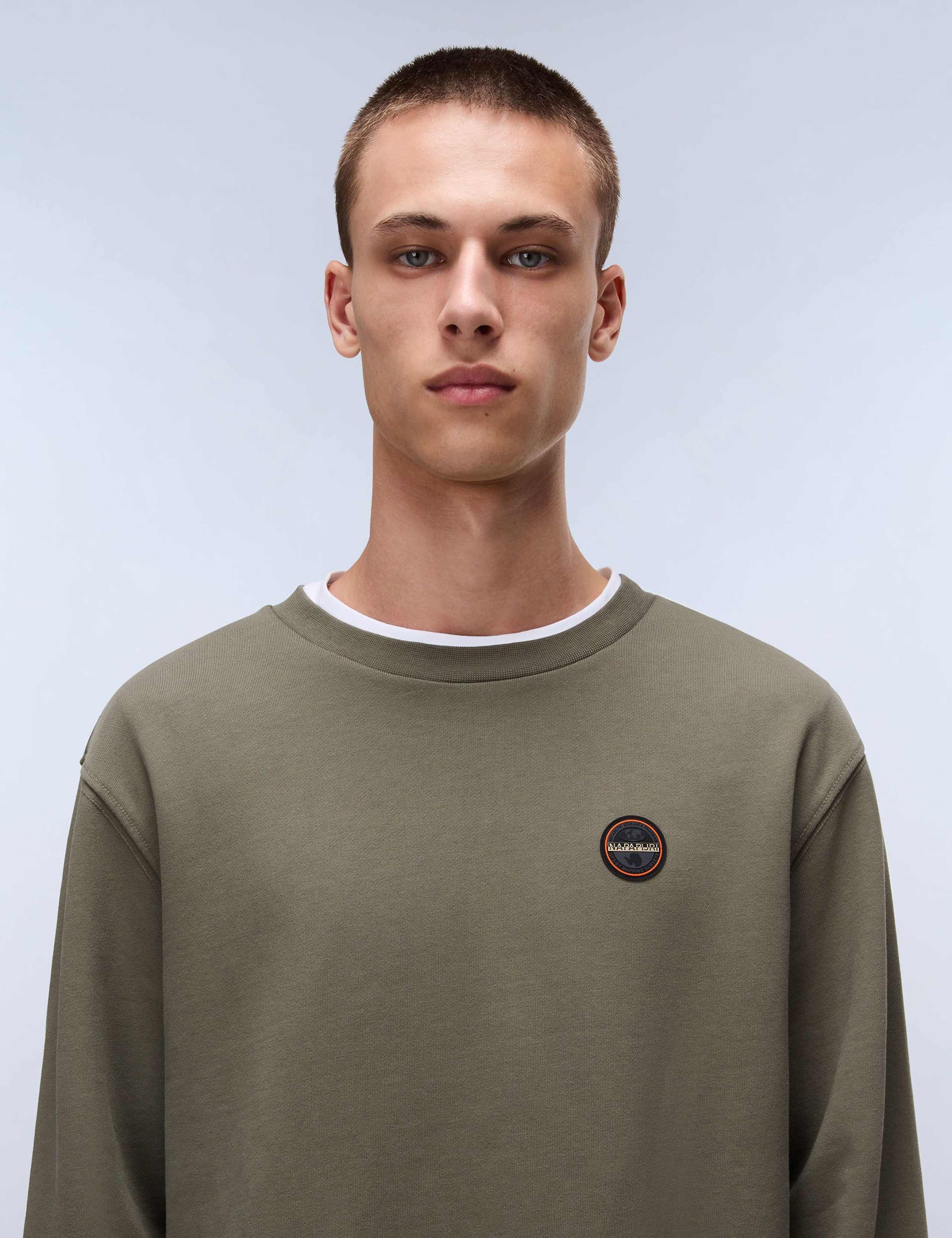 Badge Pure Cotton Sweatshirt 3 of 4
