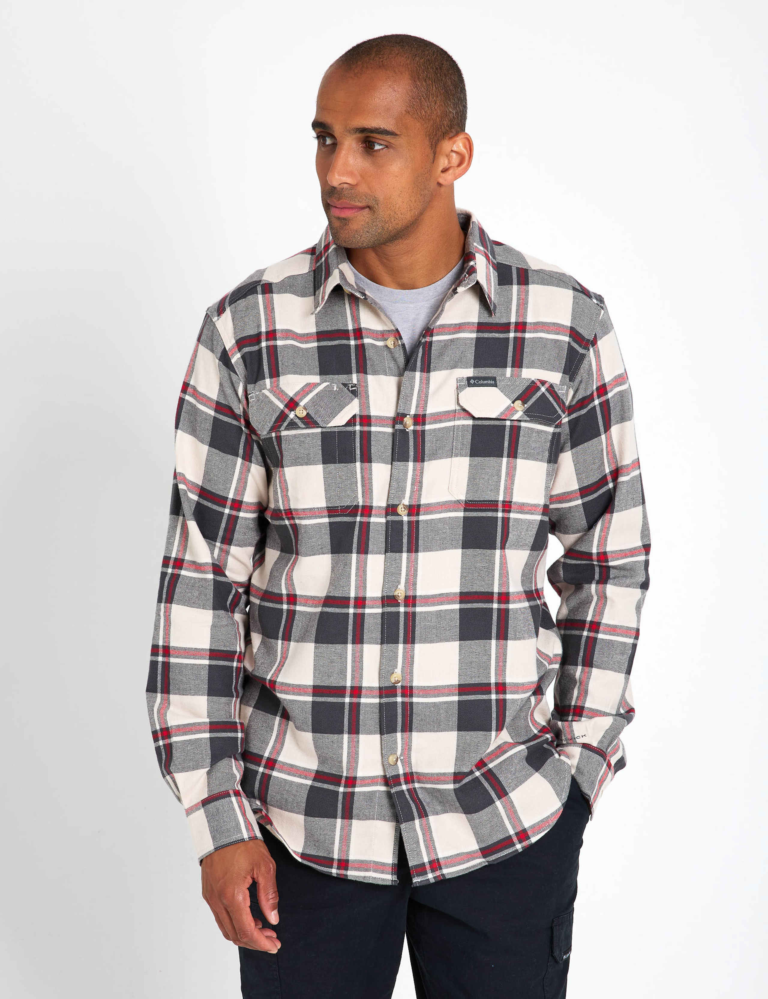Flare Gun™ Cotton Rich Checked Overshirt 1 of 6
