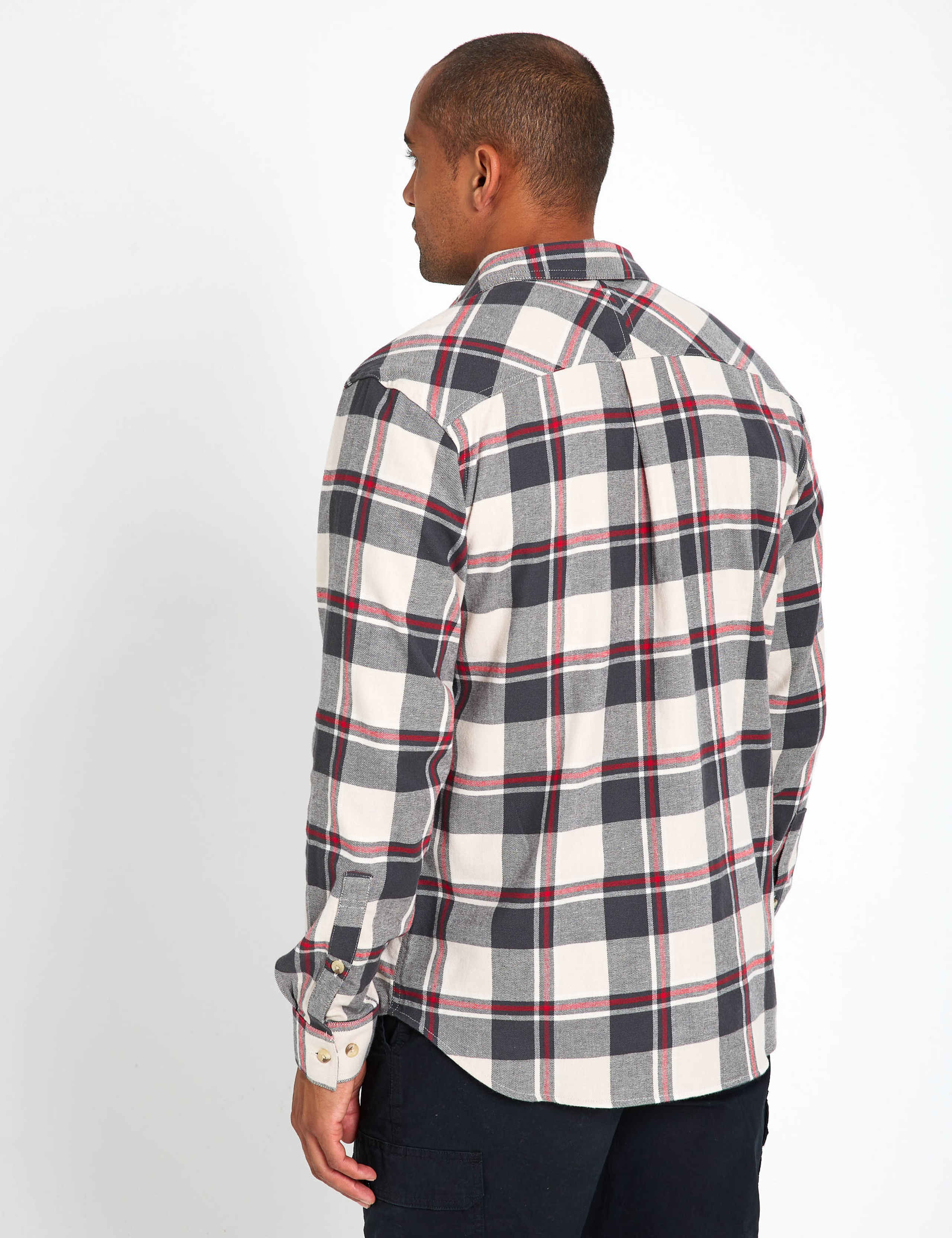 Flare Gun™ Cotton Rich Checked Overshirt 2 of 6