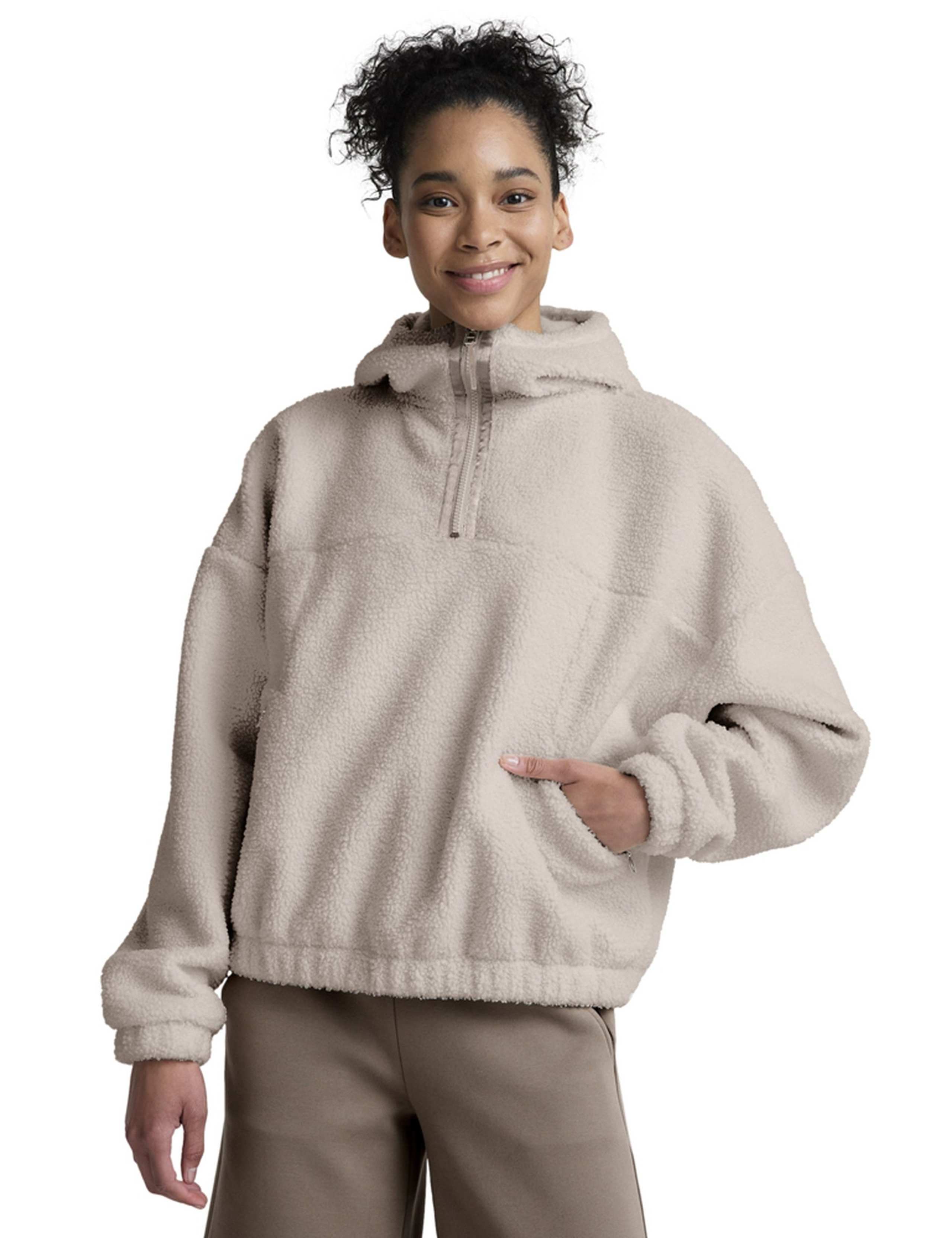 Unity Fleece Half Zip Relaxed Hoodie 1 of 3